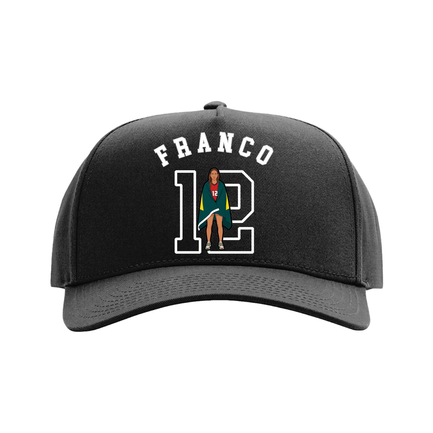 Full Fabric Five-Panel Champ Cap
