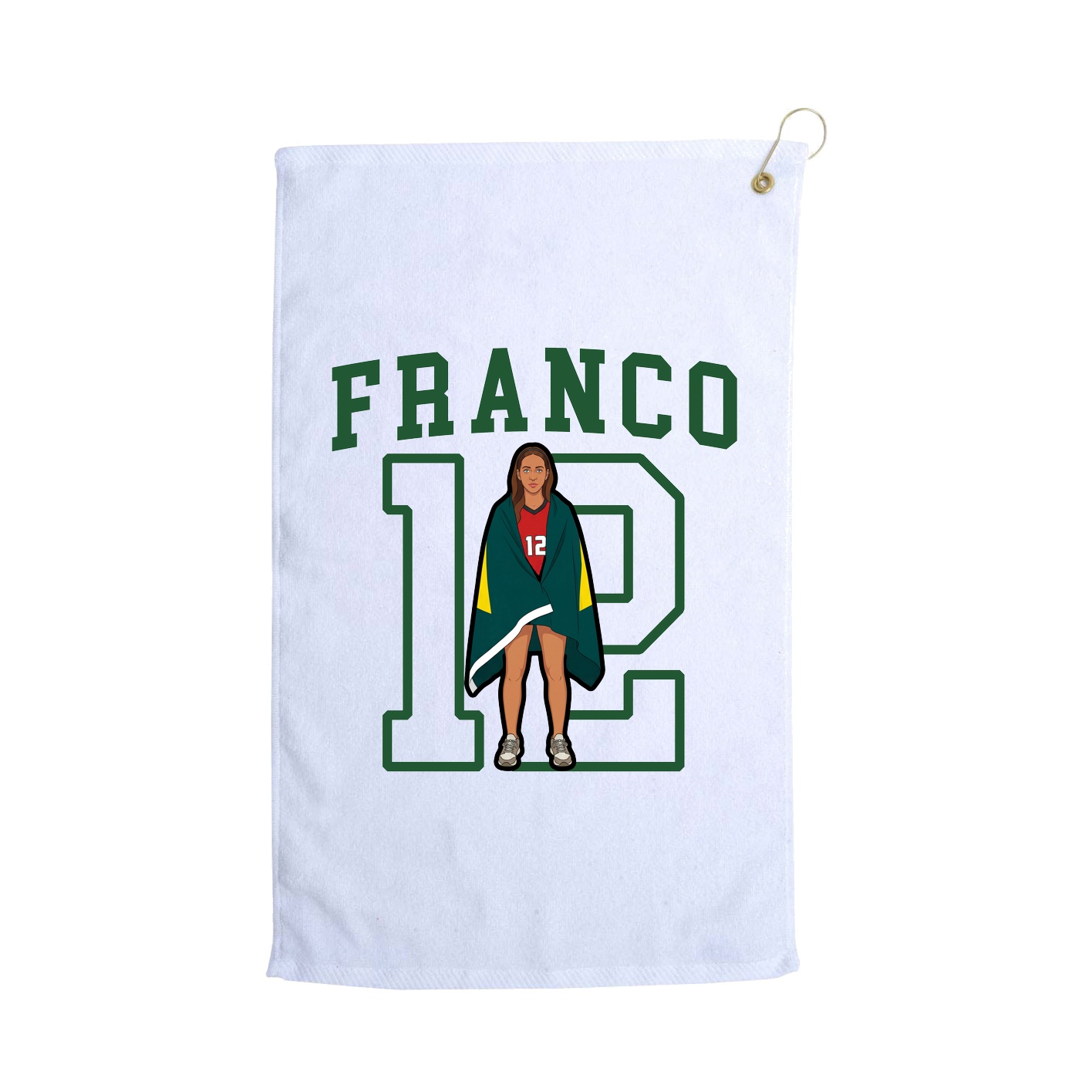 Golf Towel — Shirsey in White