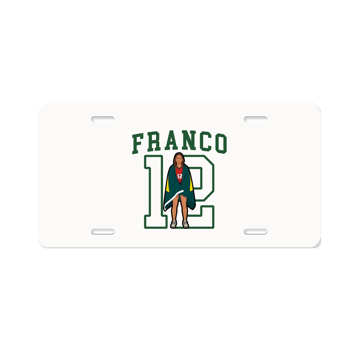 License Plate — Shirsey in Classic
