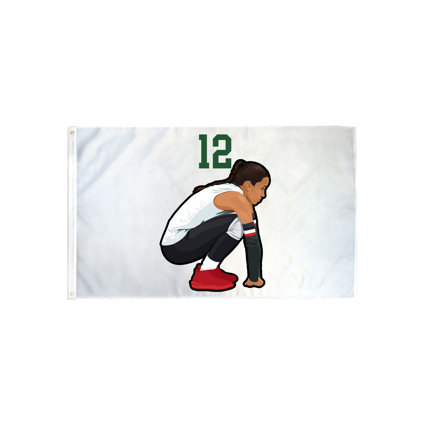3x5 Flag — Number Top in Classic