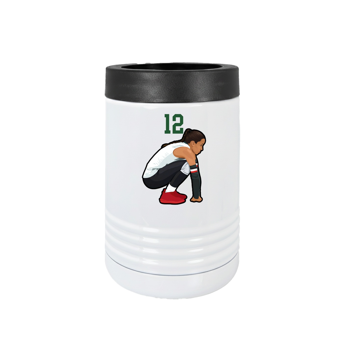 Beverage Holder — Number Top in White