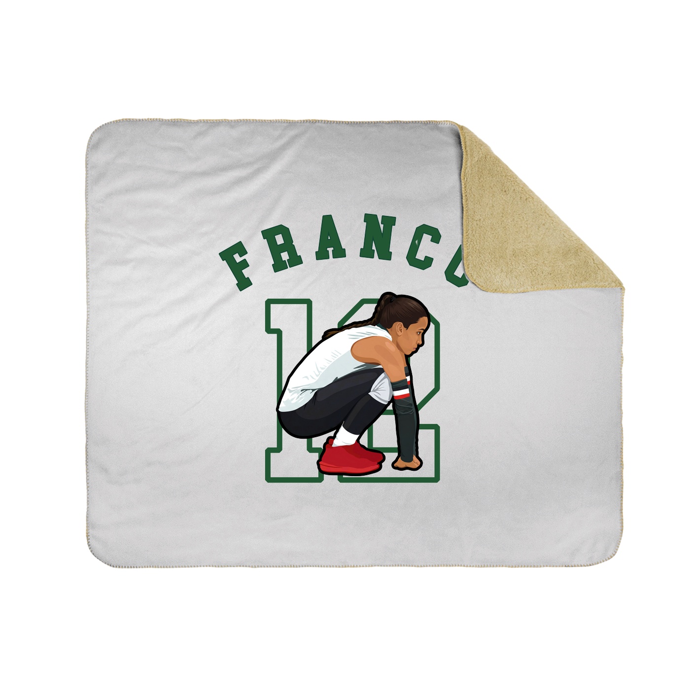 Throw Blanket — Shirsey Arch in White