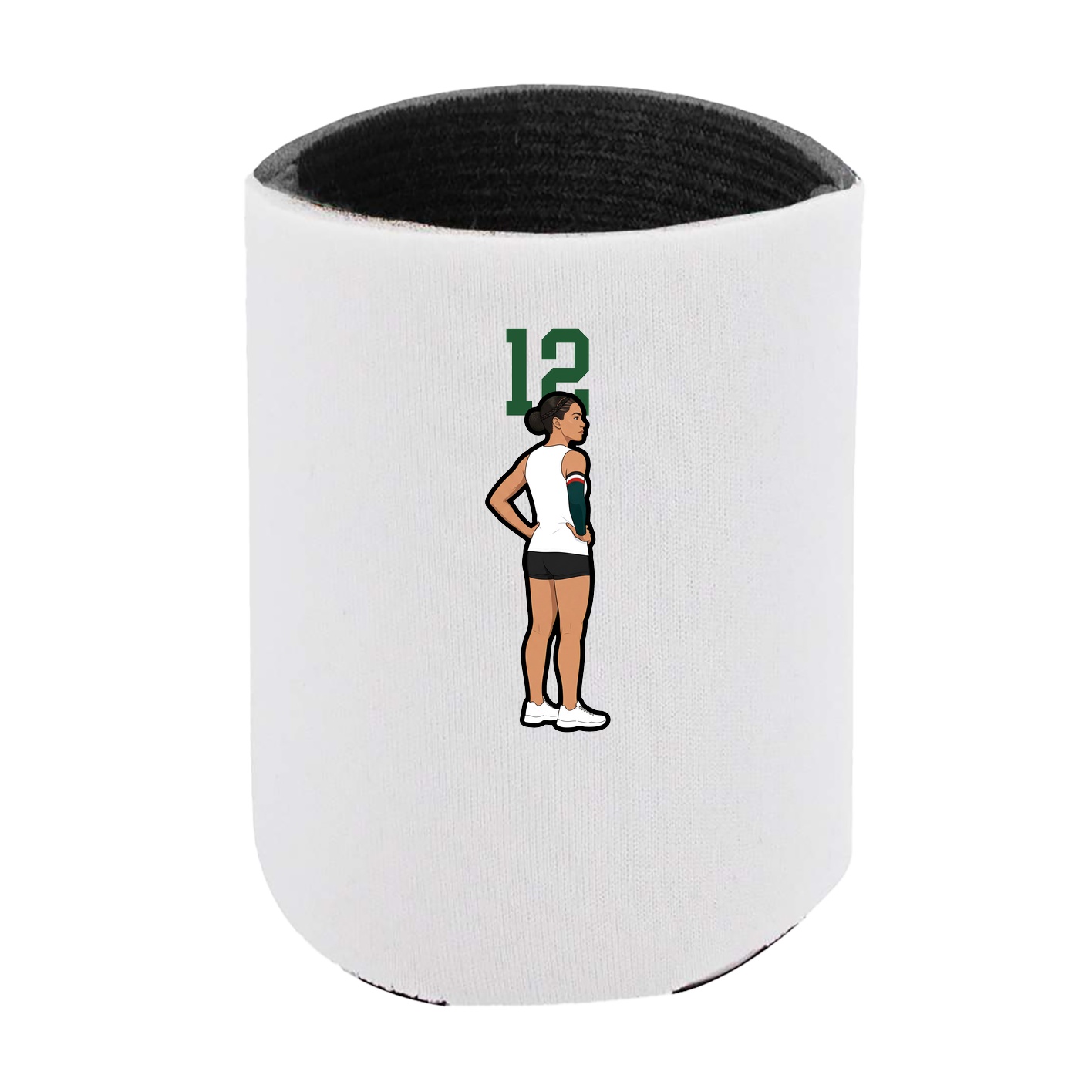 Can Holder — Number Top in White