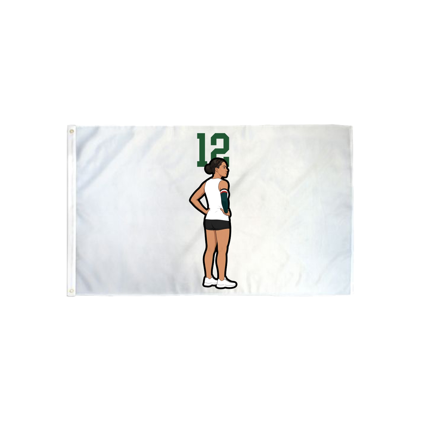 3x5 Flag — Number Top in Classic