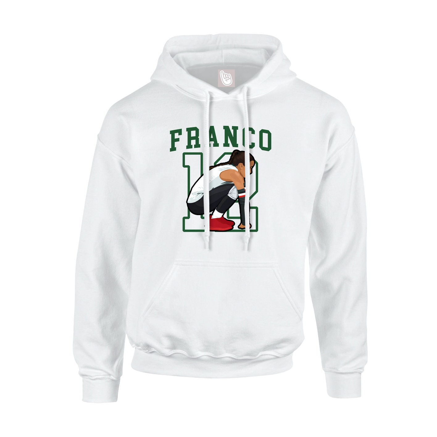 Youth Hoodie — Shirsey in White