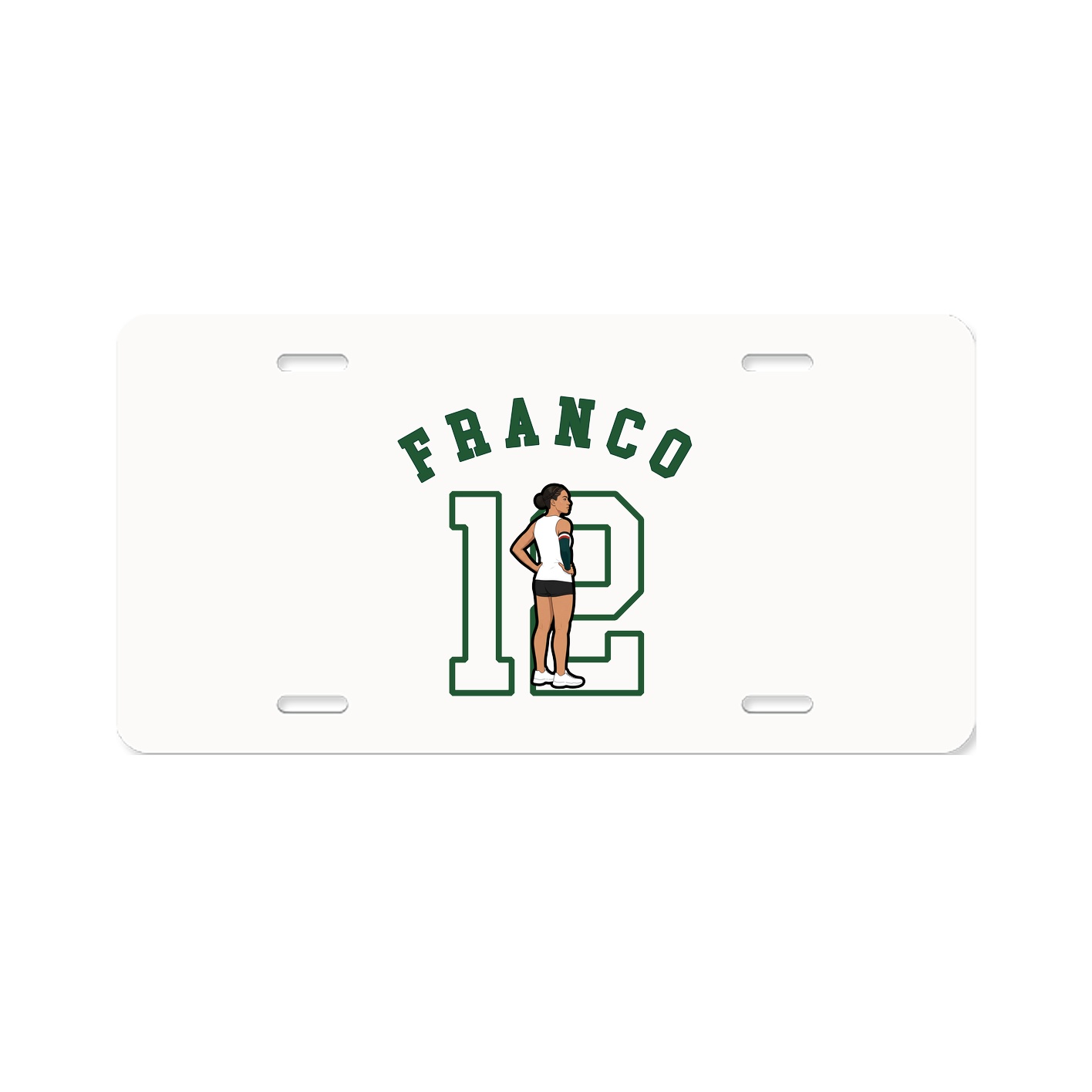 License Plate — Shirsey Arch in Classic