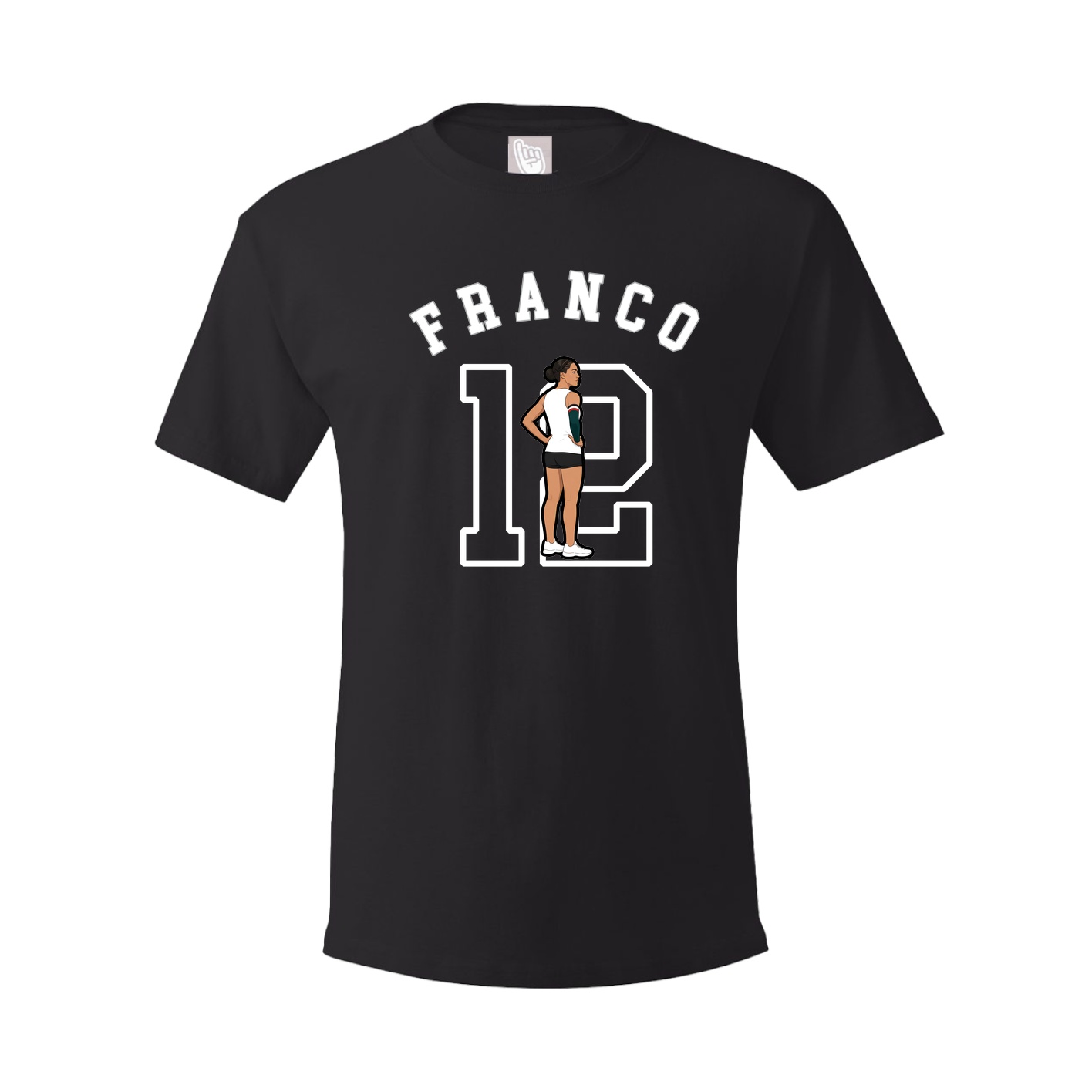Youth Tee — Shirsey Arch in Black