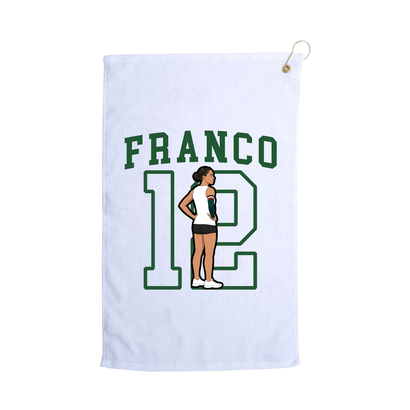 Golf Towel — Shirsey in White