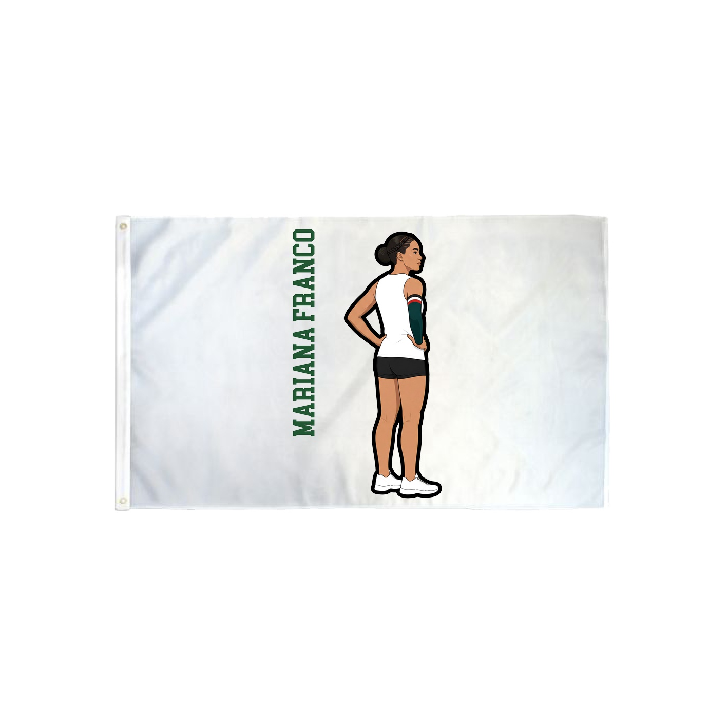 3x5 Flag — Name Vertical in Classic