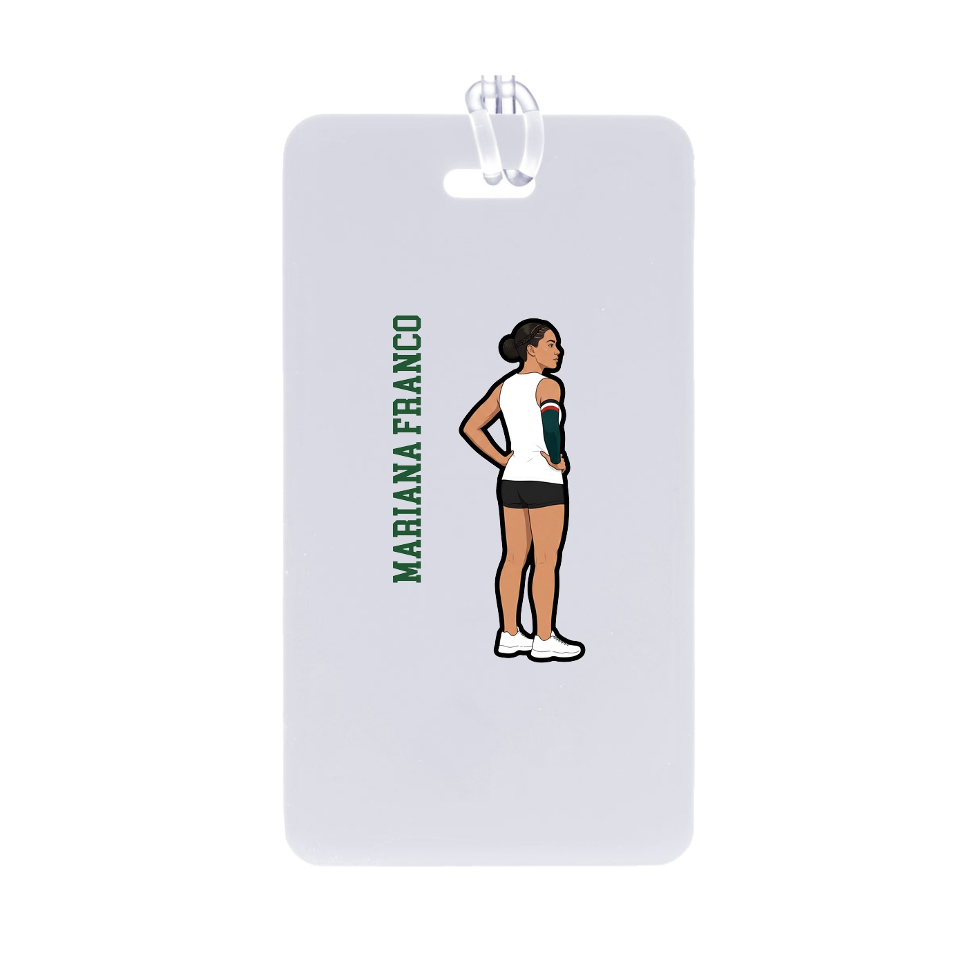Bag Tag — Name Vertical in Classic