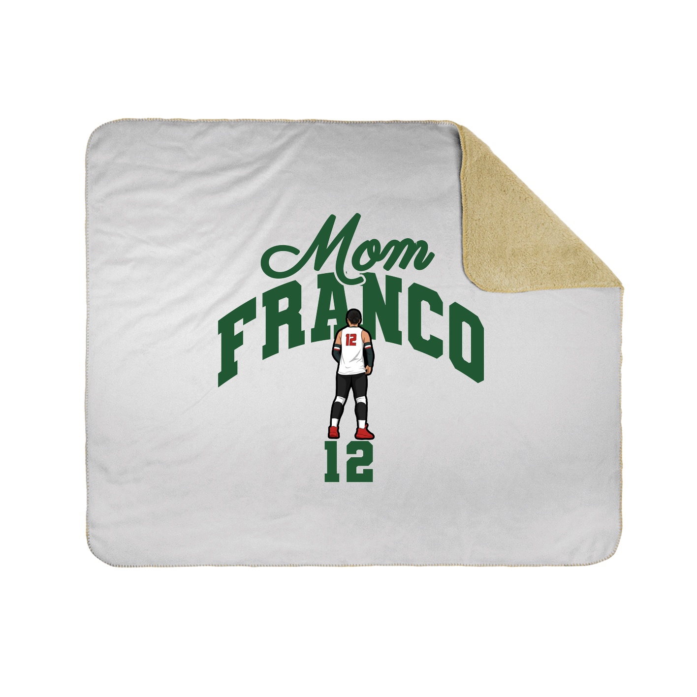 50x60 Sherpa Lined Throw Blanket