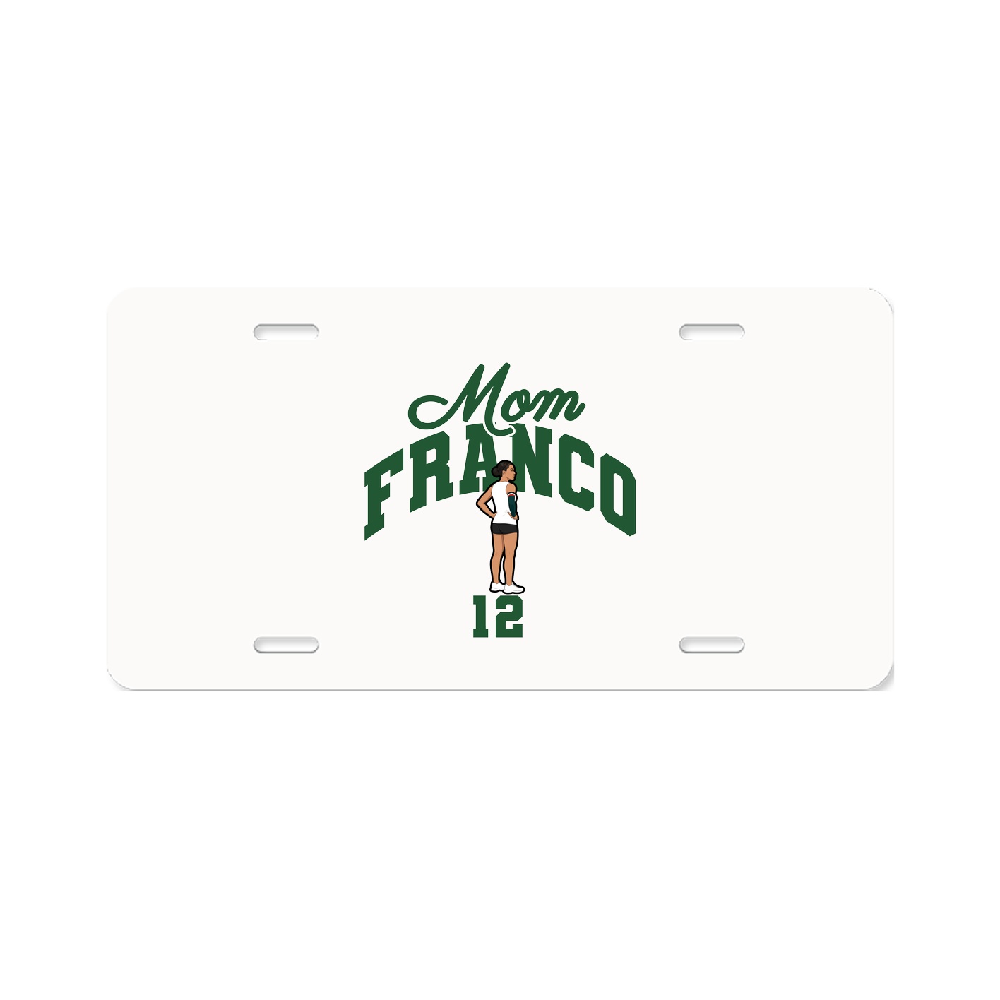 License Plate — Mothers Day Arch in Classic