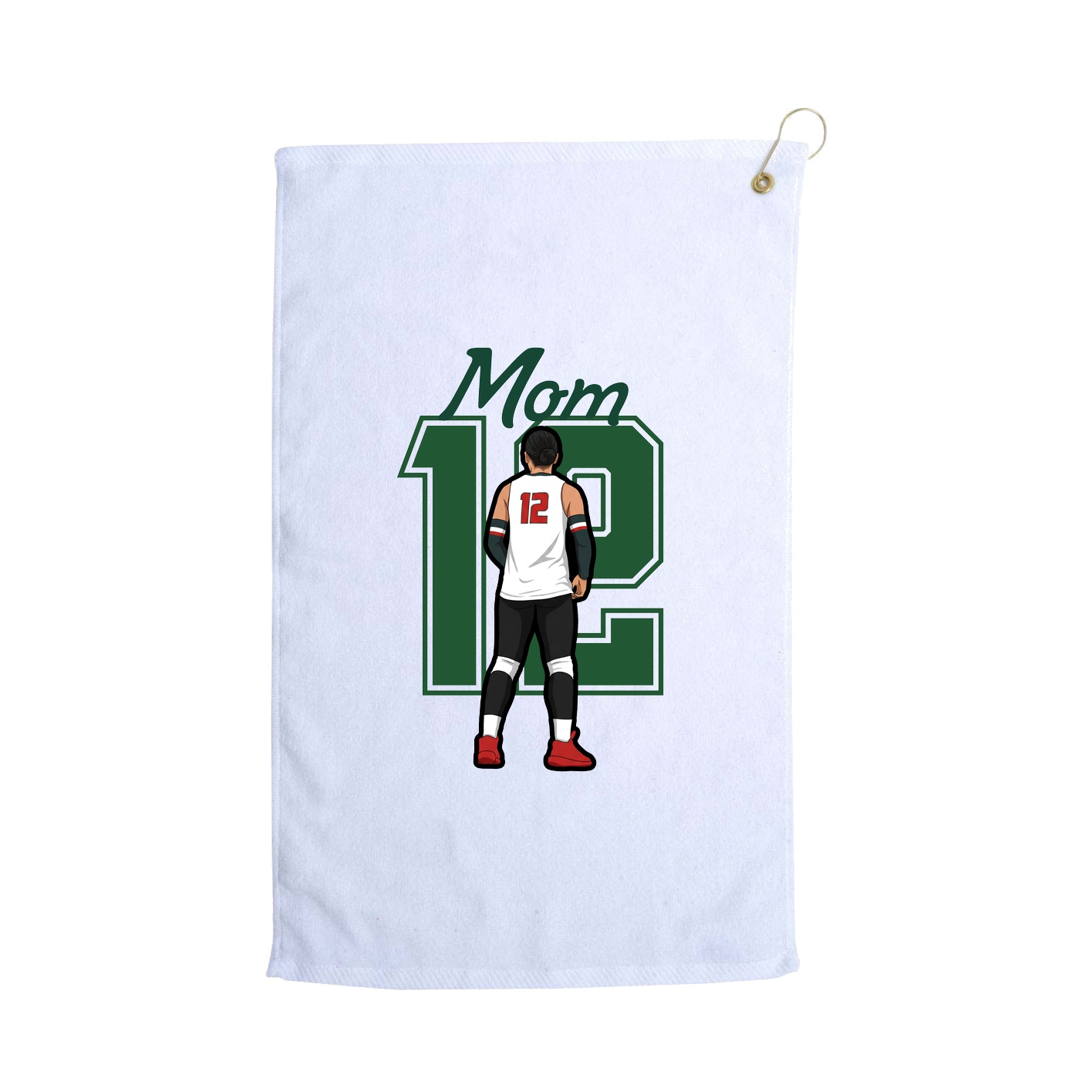 Golf Towel — Mothers Day Shirsey in White