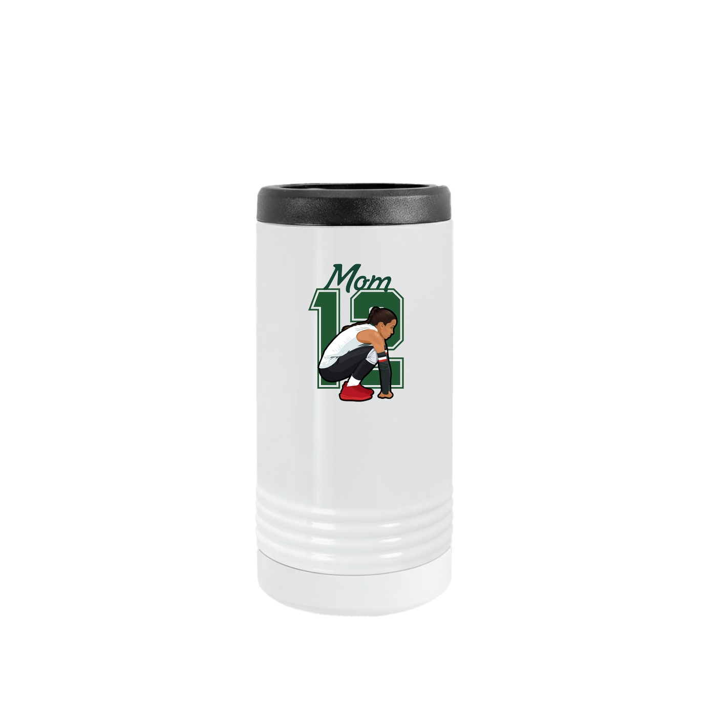 Slim Beverage Holder — Mothers Day Shirsey in White