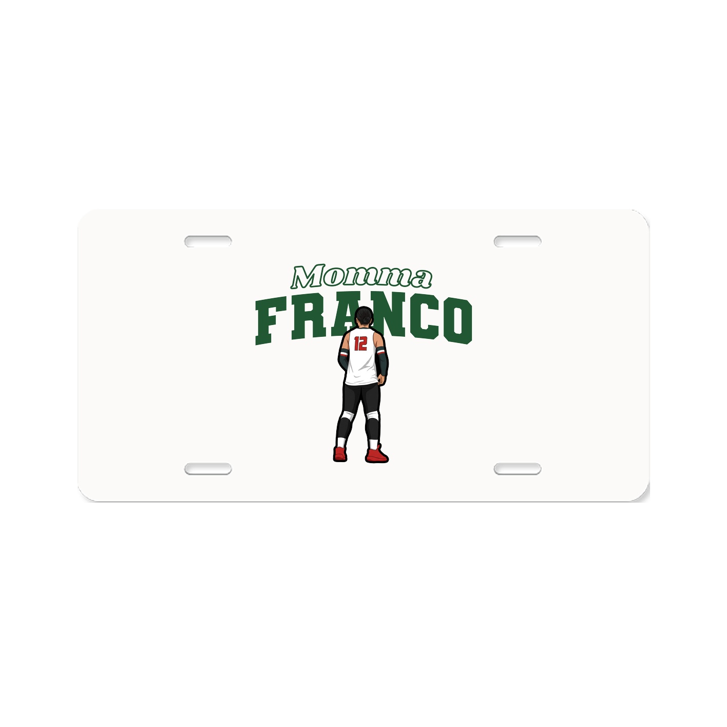 License Plate — Mothers Day Block in Classic