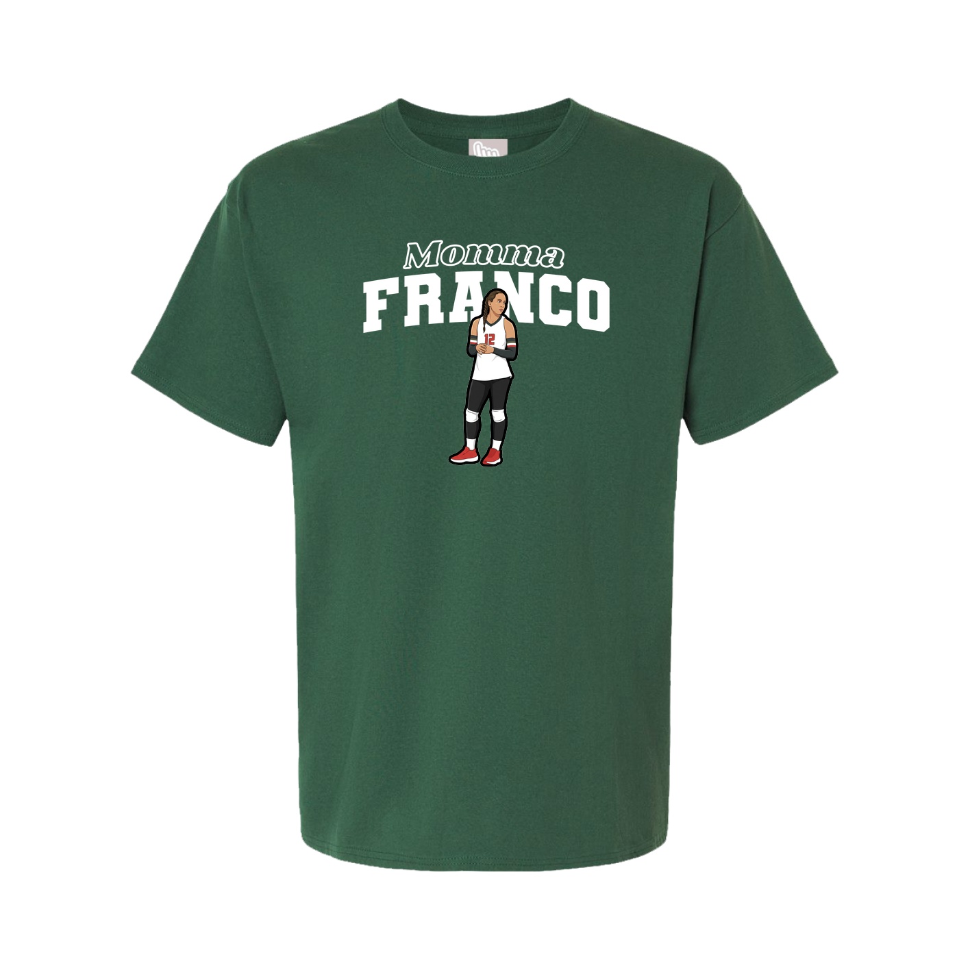 Youth Tee — Mothers Day Block in Green