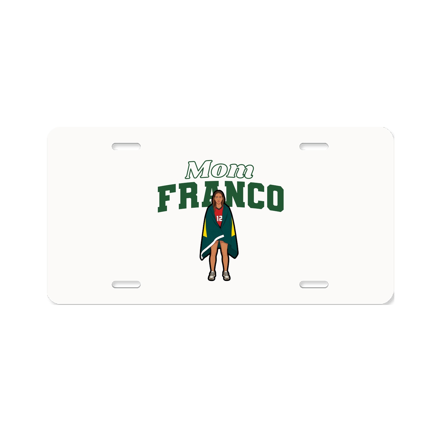 License Plate — Mothers Day Block in Classic