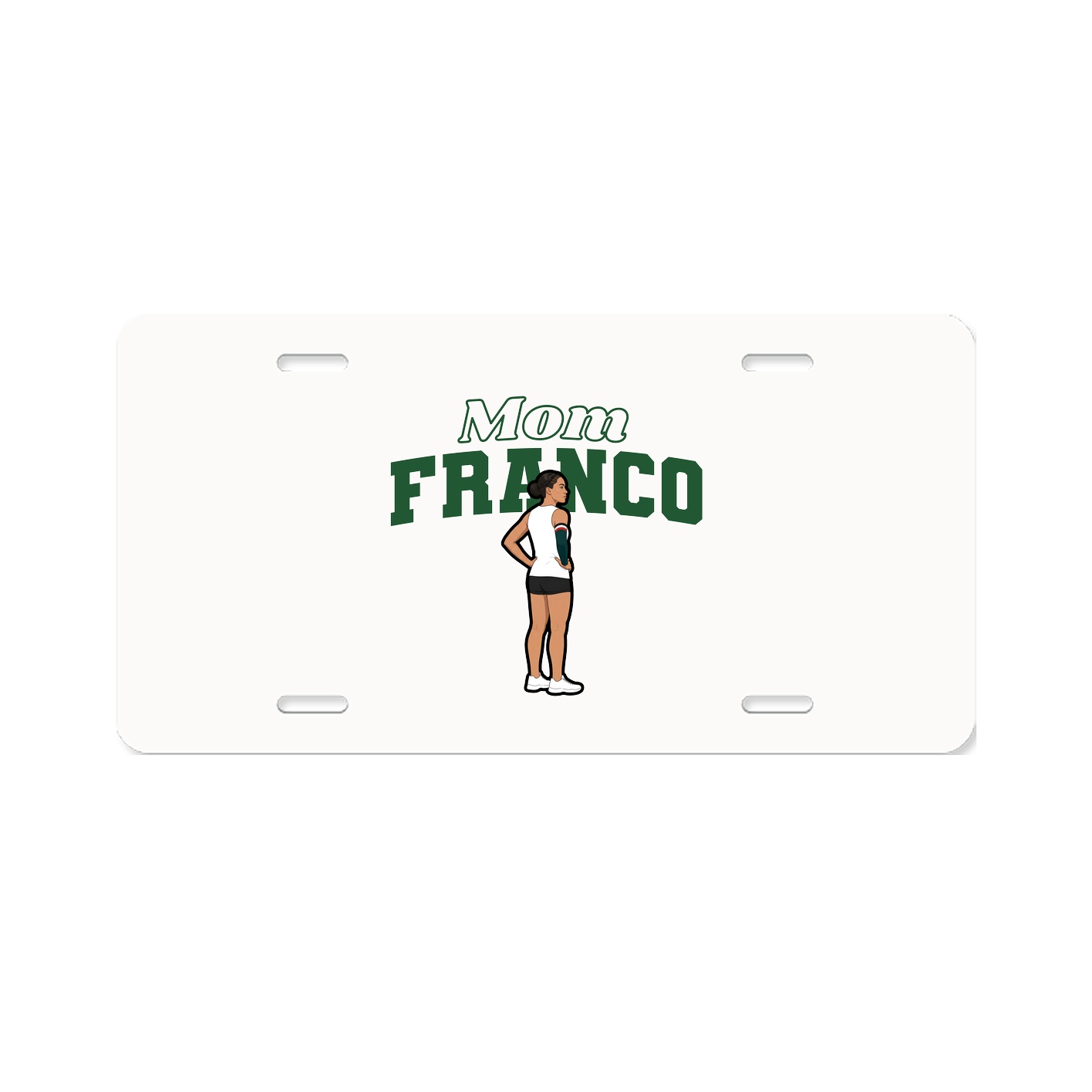 License Plate — Mothers Day Block in Classic