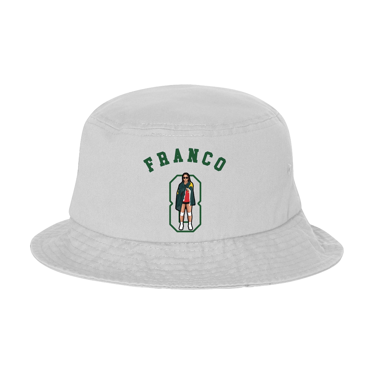 Bucket Cap — Shirsey Arch in White