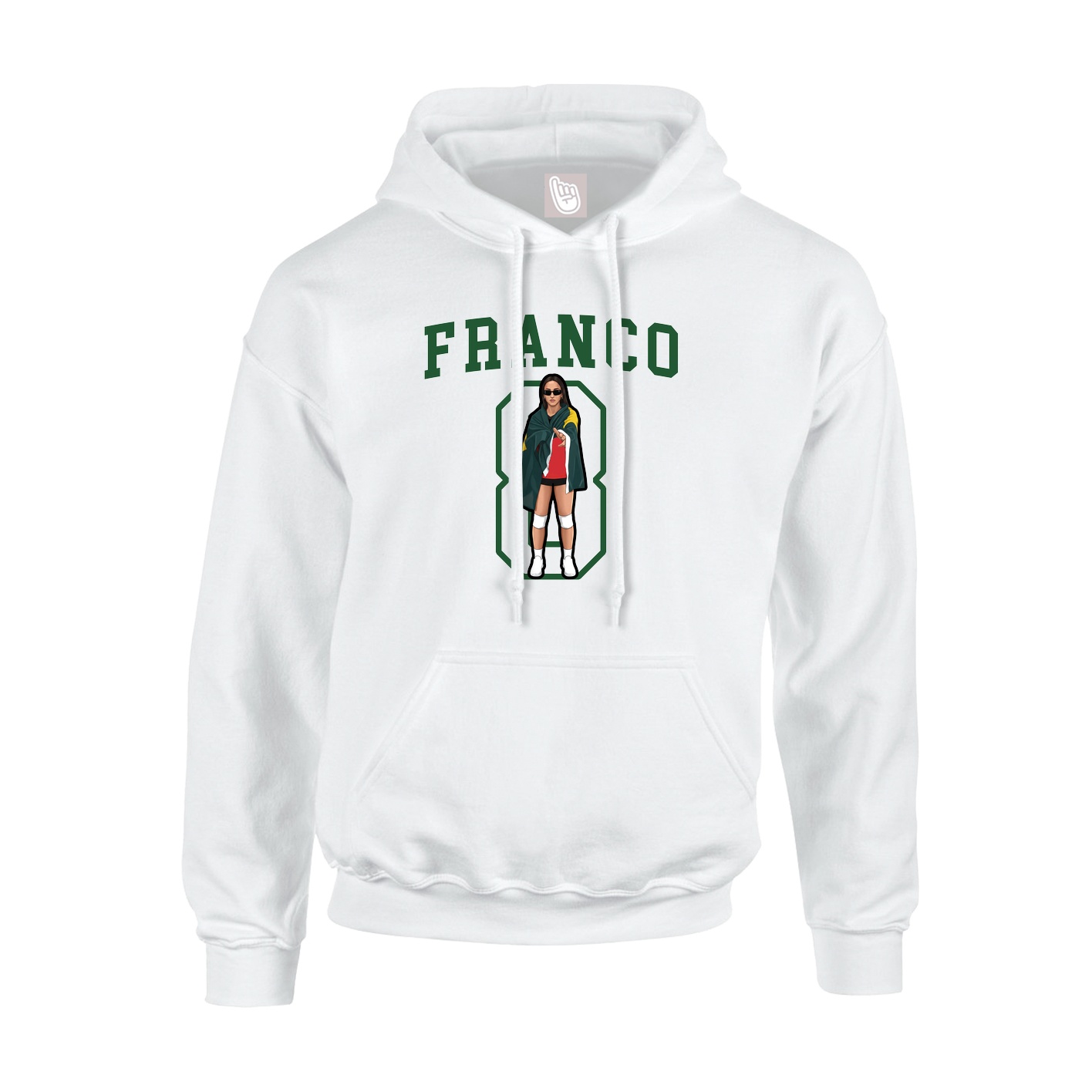 Youth Hoodie — Shirsey in White