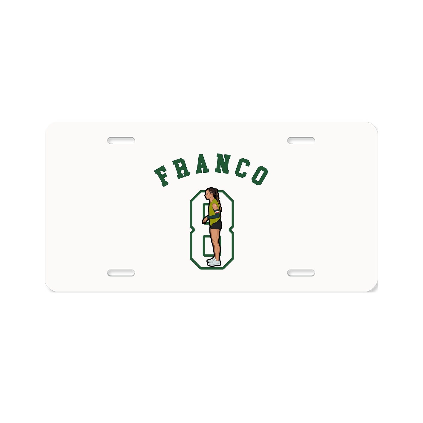 Aluminum License Plate