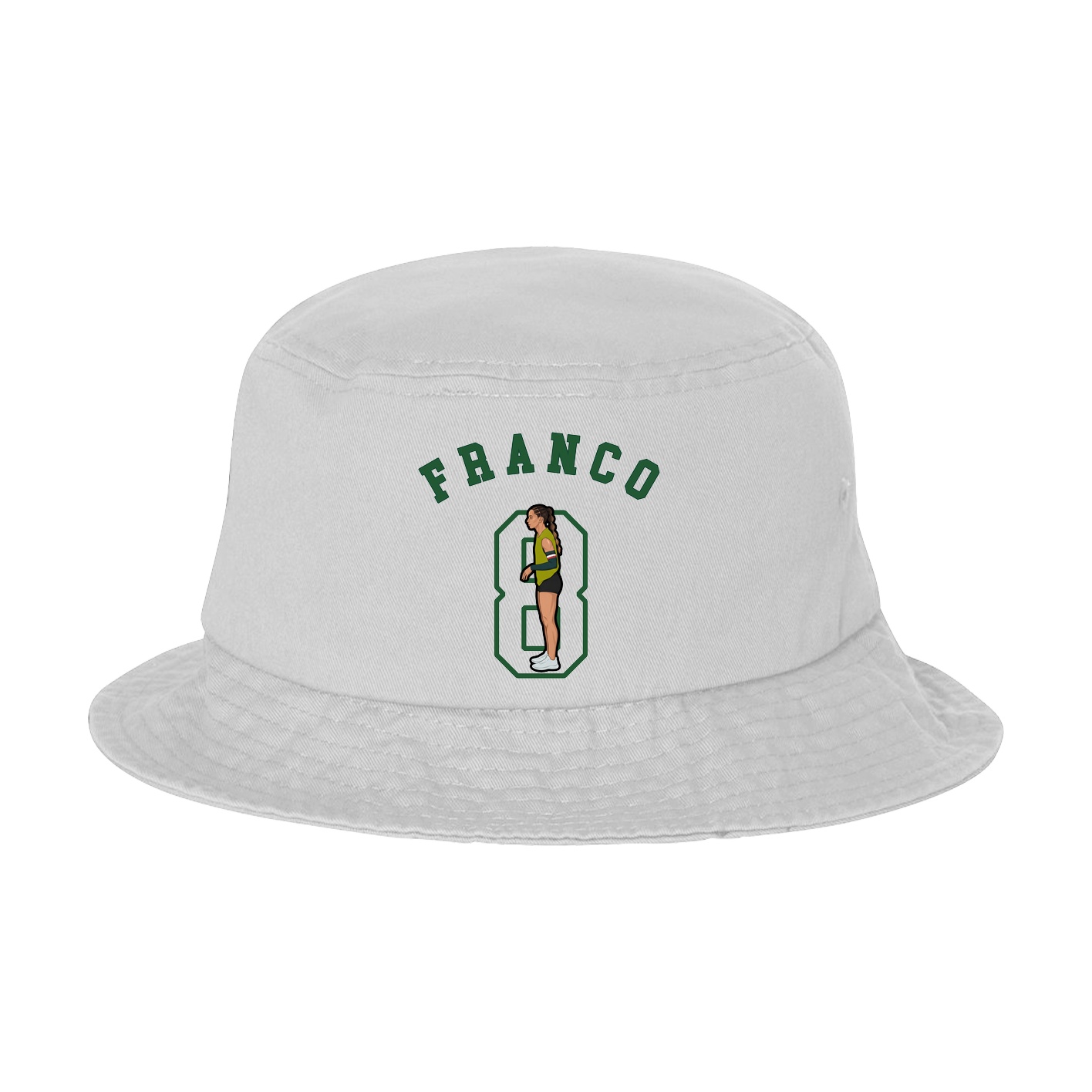 Bucket Cap — Shirsey Arch in White