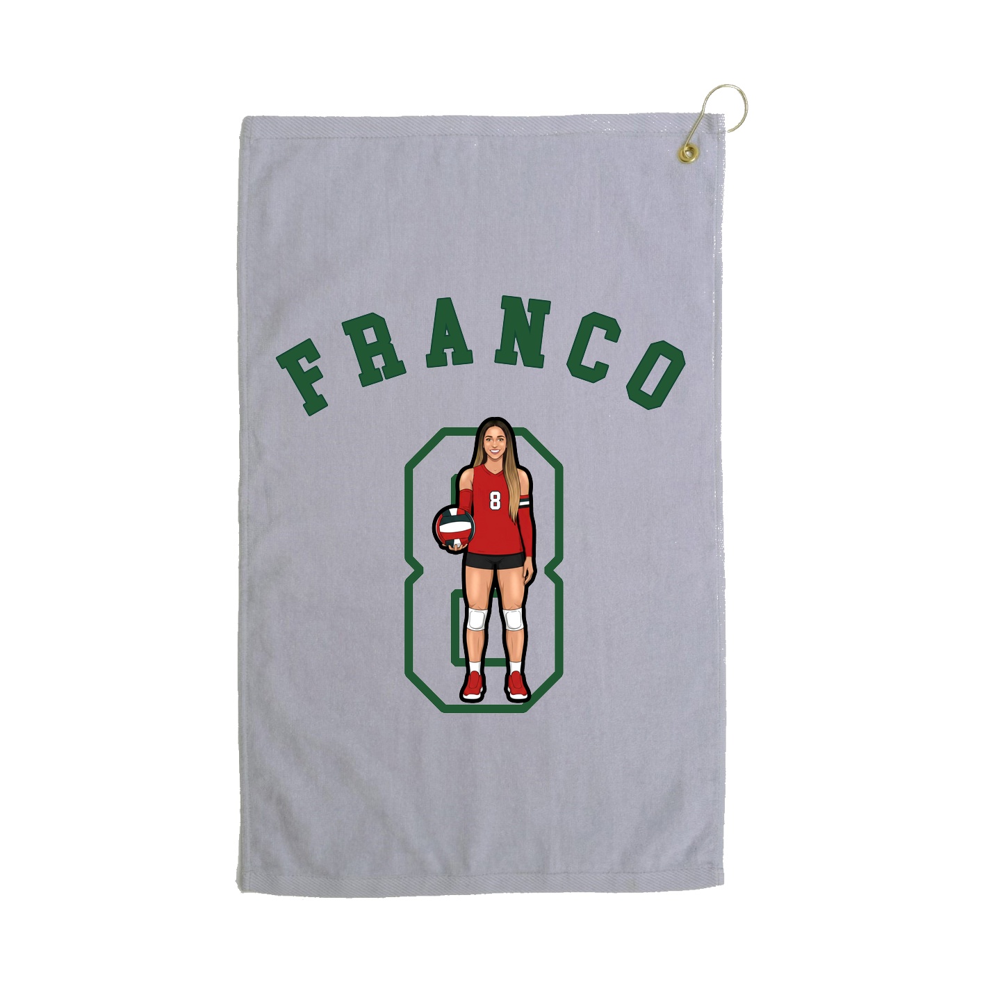 Golf Towel — Shirsey Arch in Grey