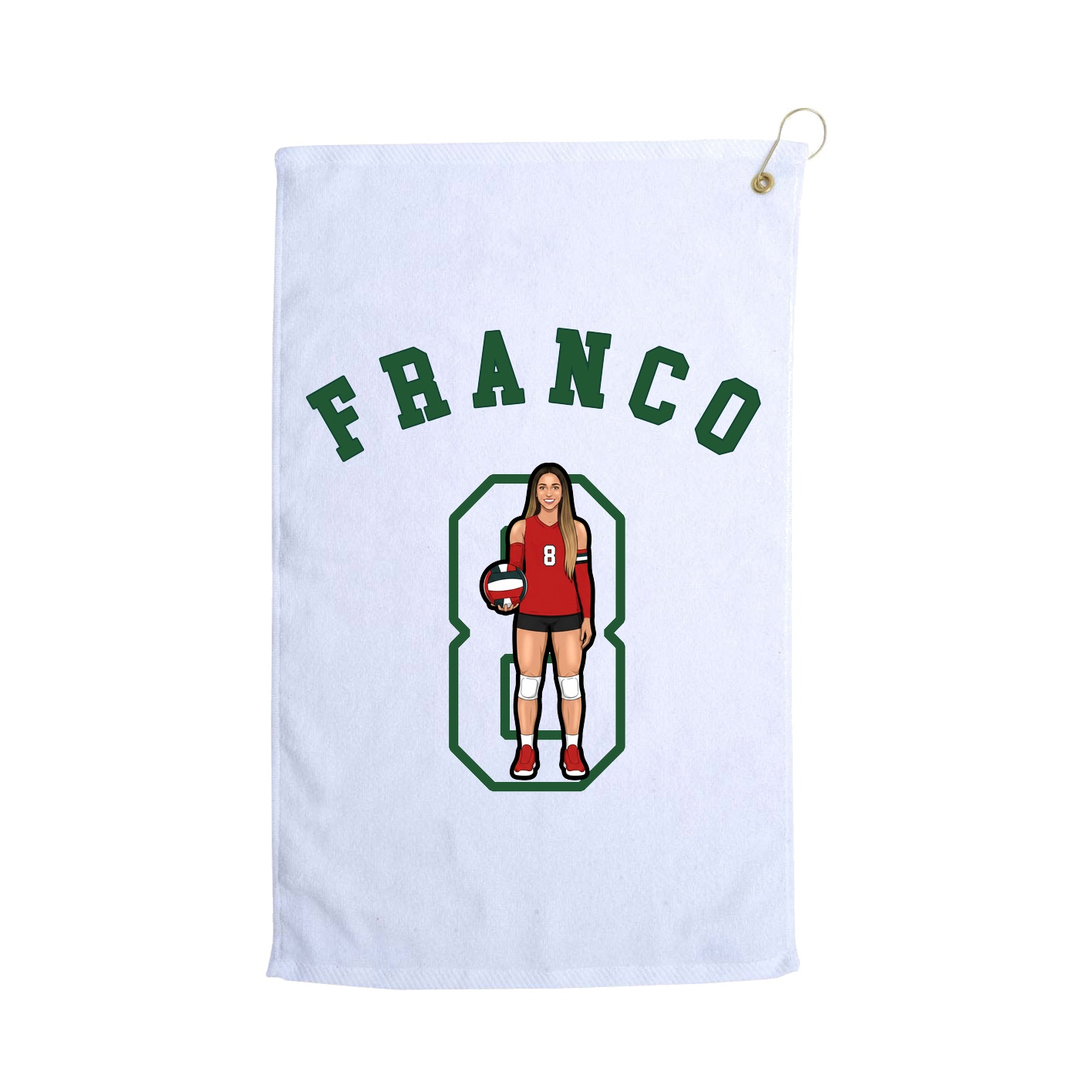Terry Velour Golf Towel