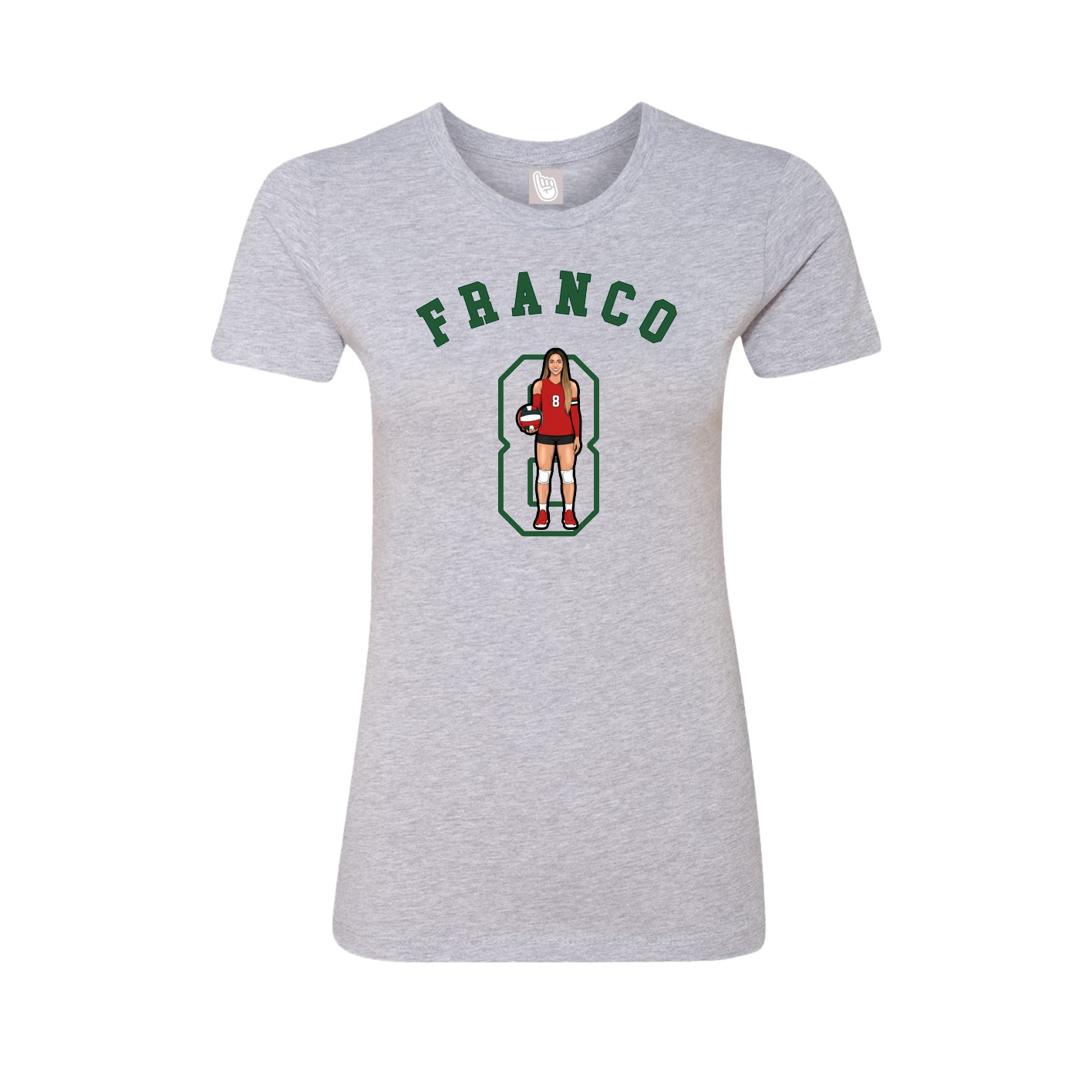 Womens Tee — Shirsey Arch in Grey