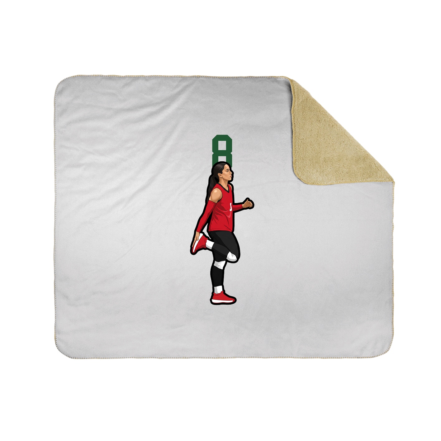 50x60 Sherpa Lined Throw Blanket