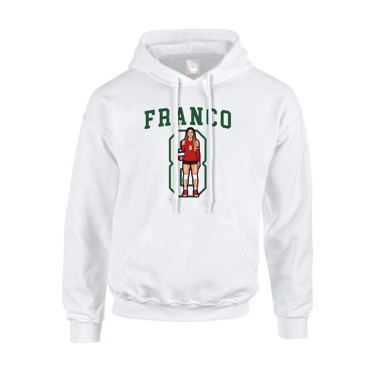 Youth Hoodie — Shirsey in White