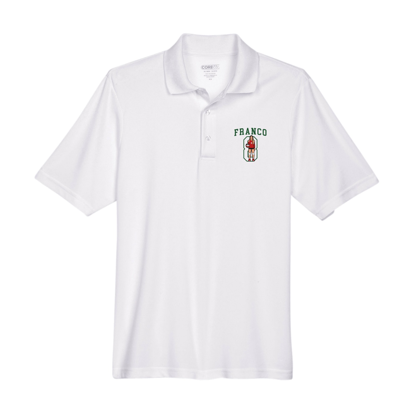 Performance Polo — Shirsey in White