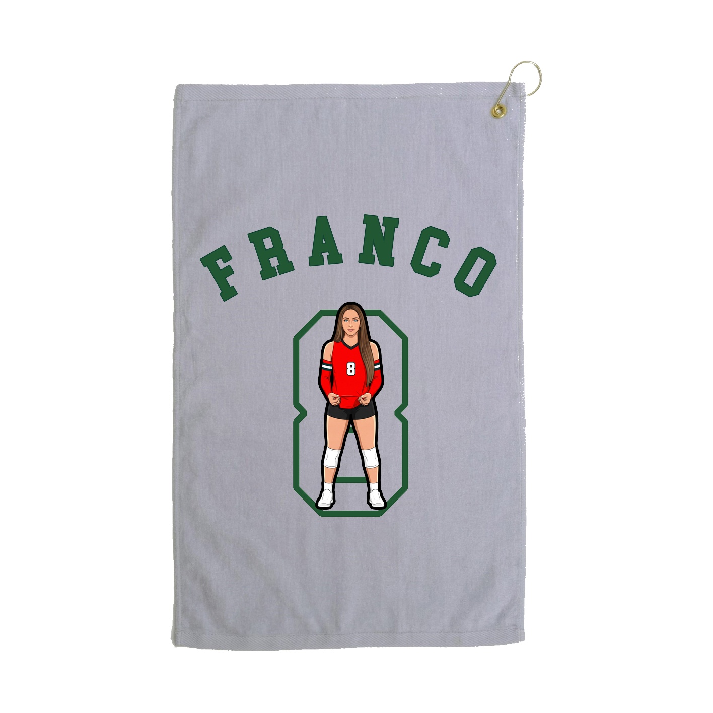 Terry Velour Golf Towel