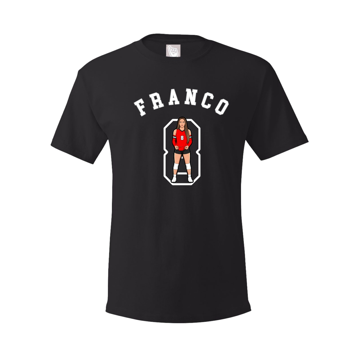 Youth Tee — Shirsey Arch in Black