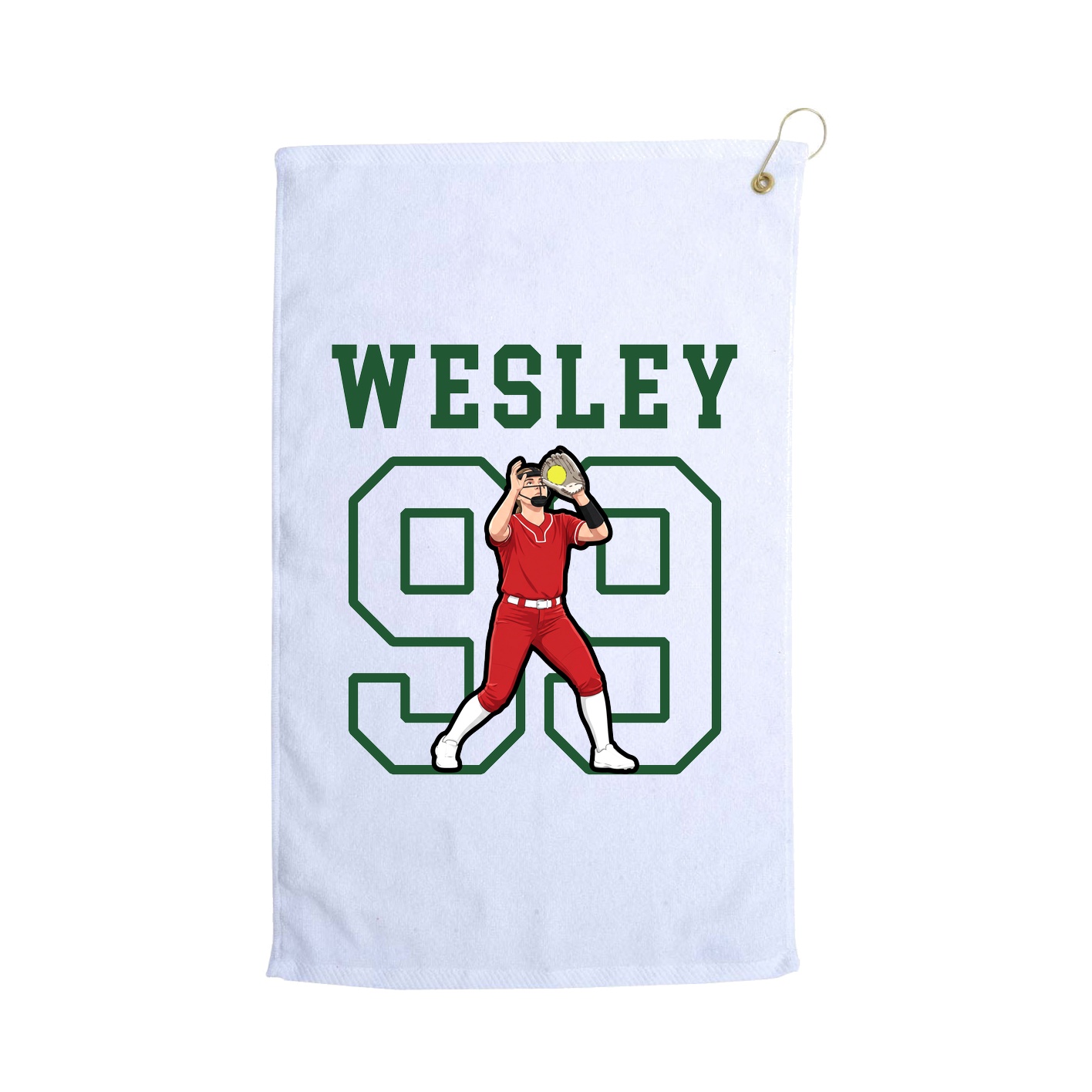 Golf Towel — Shirsey in White