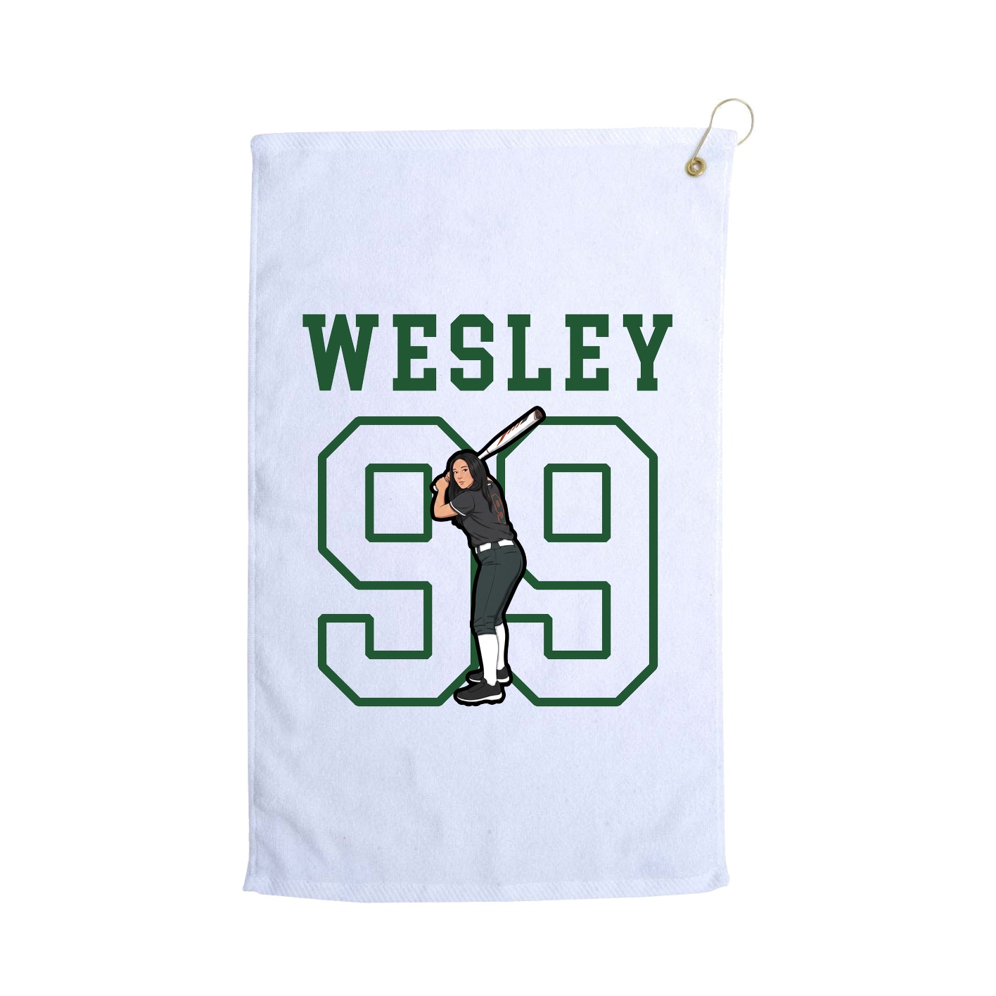 Golf Towel — Shirsey in White