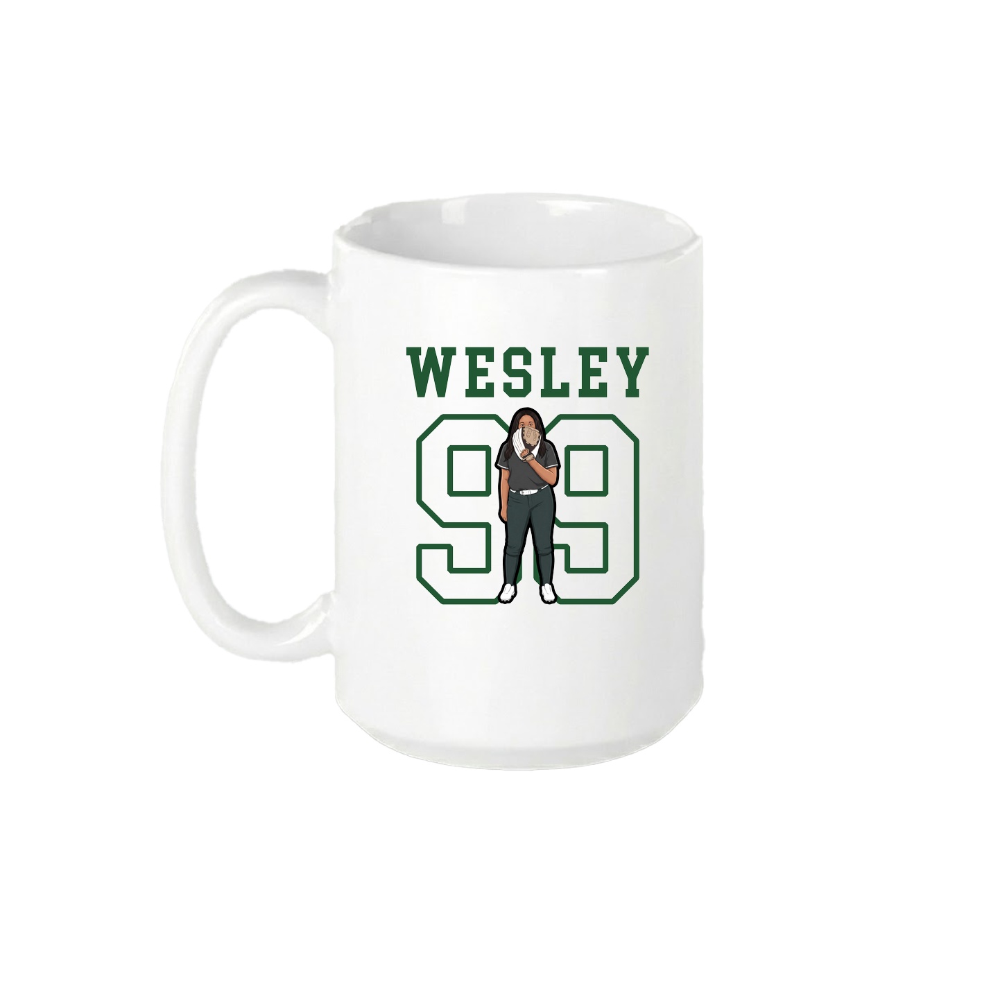 15oz Coffee Mug — Shirsey in White