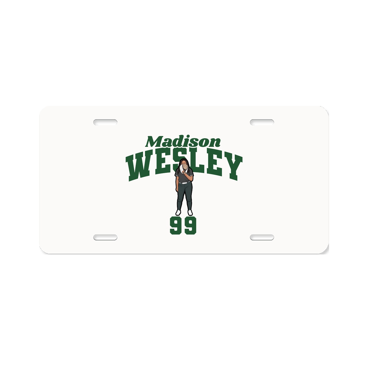 License Plate — Signature Arch in Classic
