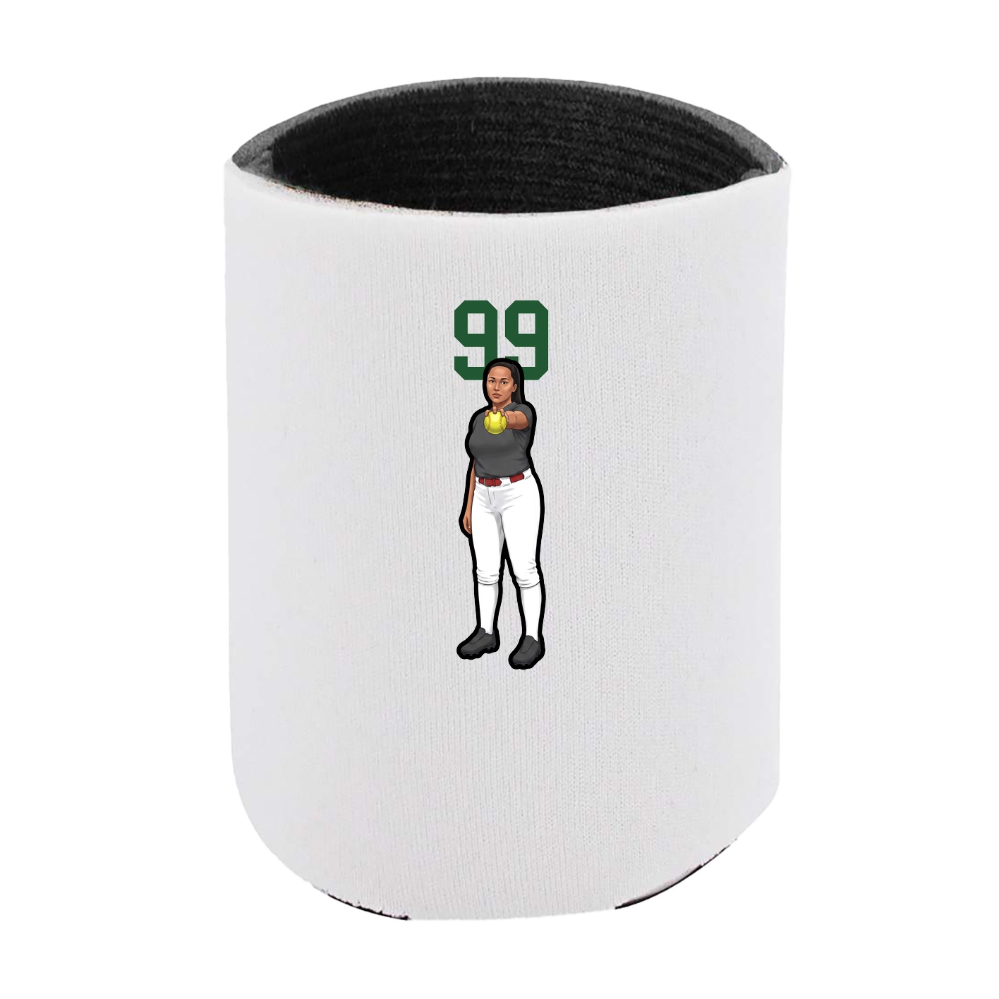 Can Holder — Number Top in White