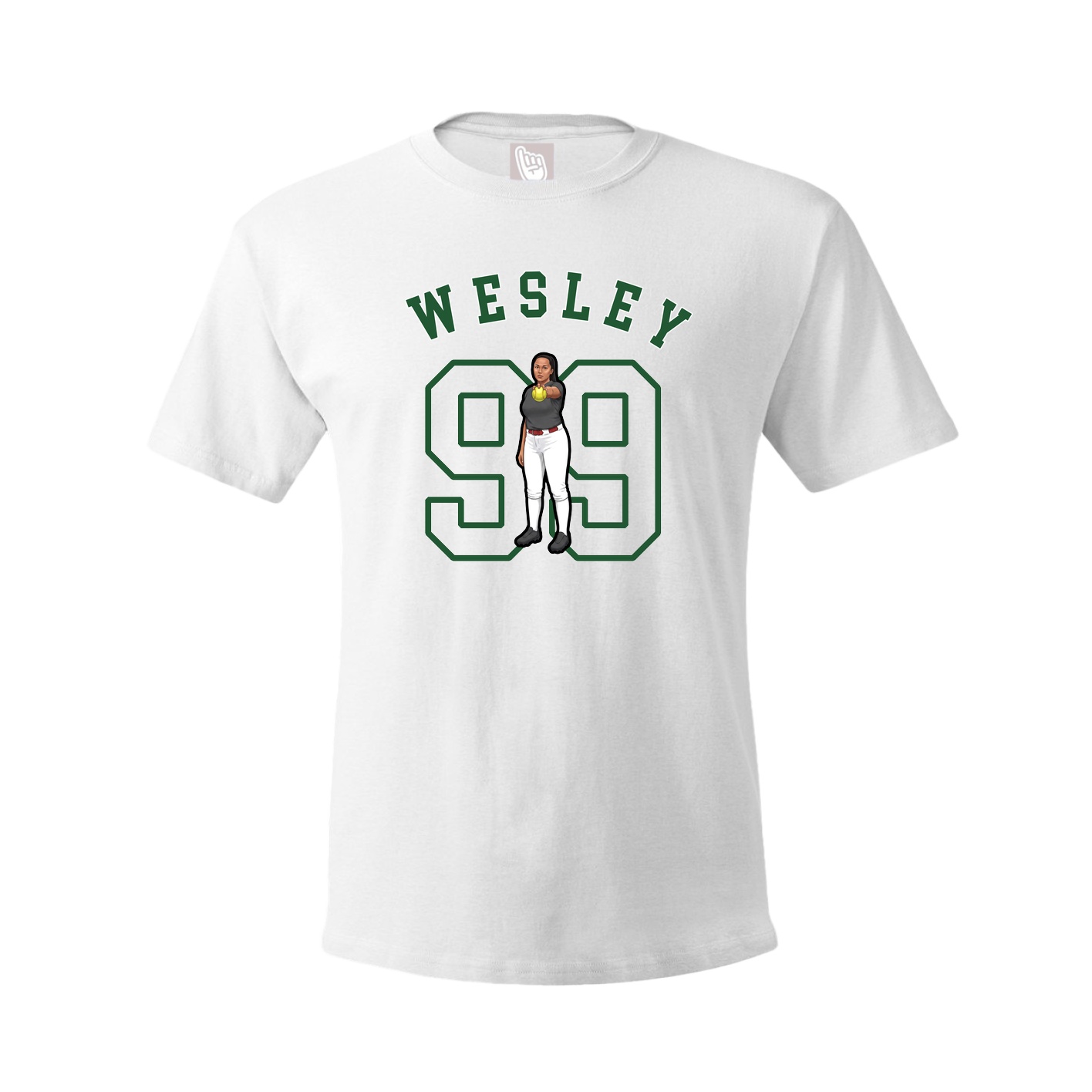 Tee — Shirsey Arch in White