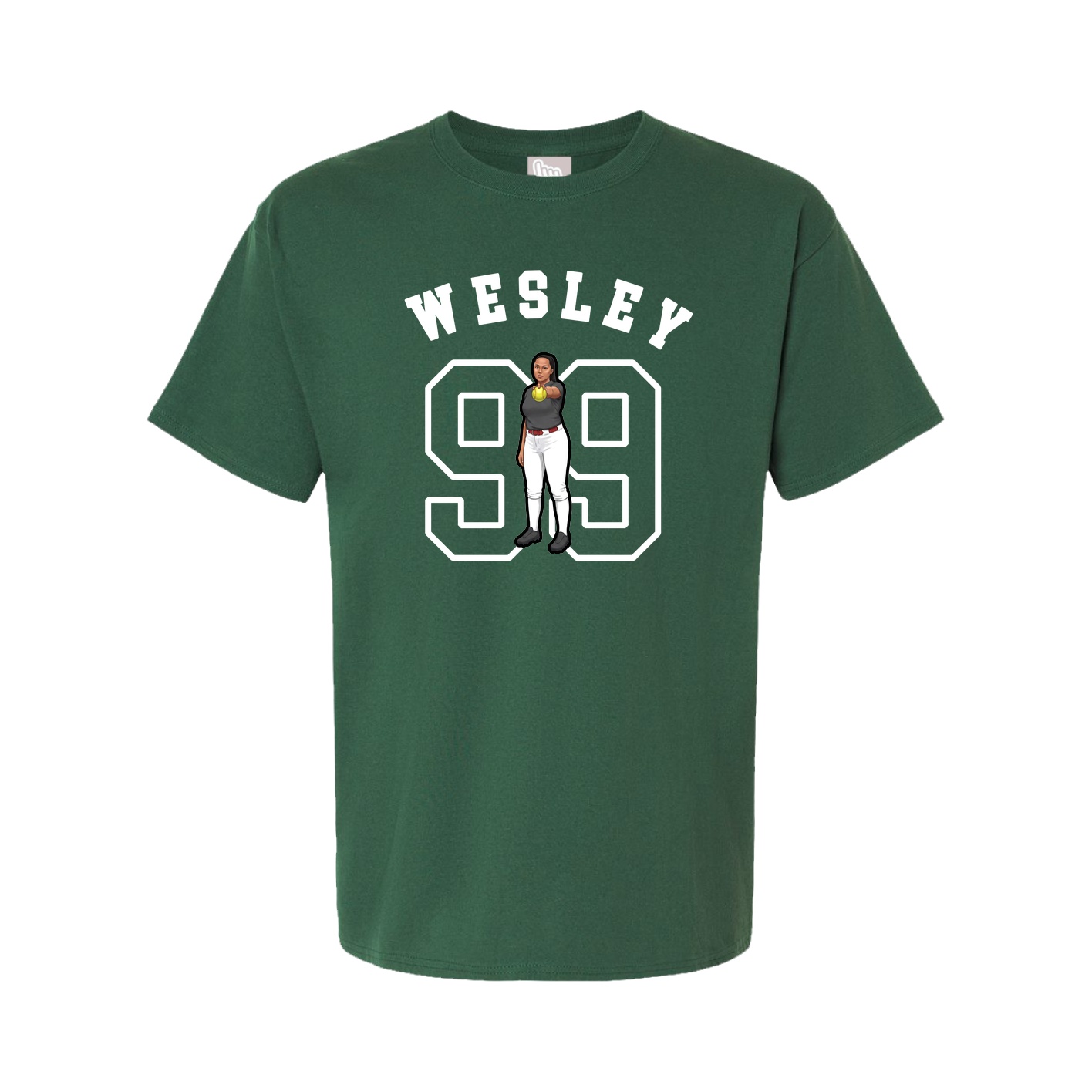 Youth Tee — Shirsey Arch in Green