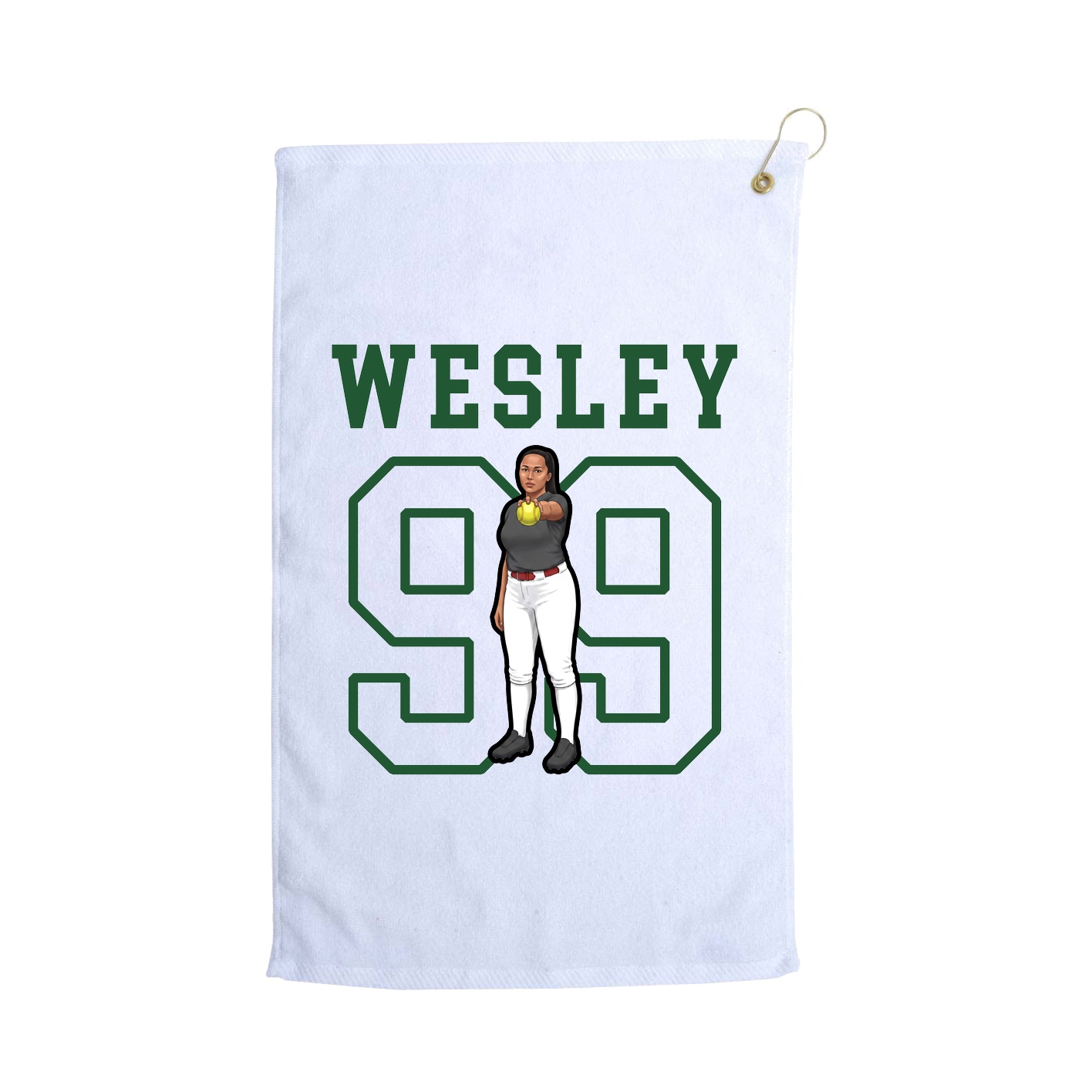 Golf Towel — Shirsey in White