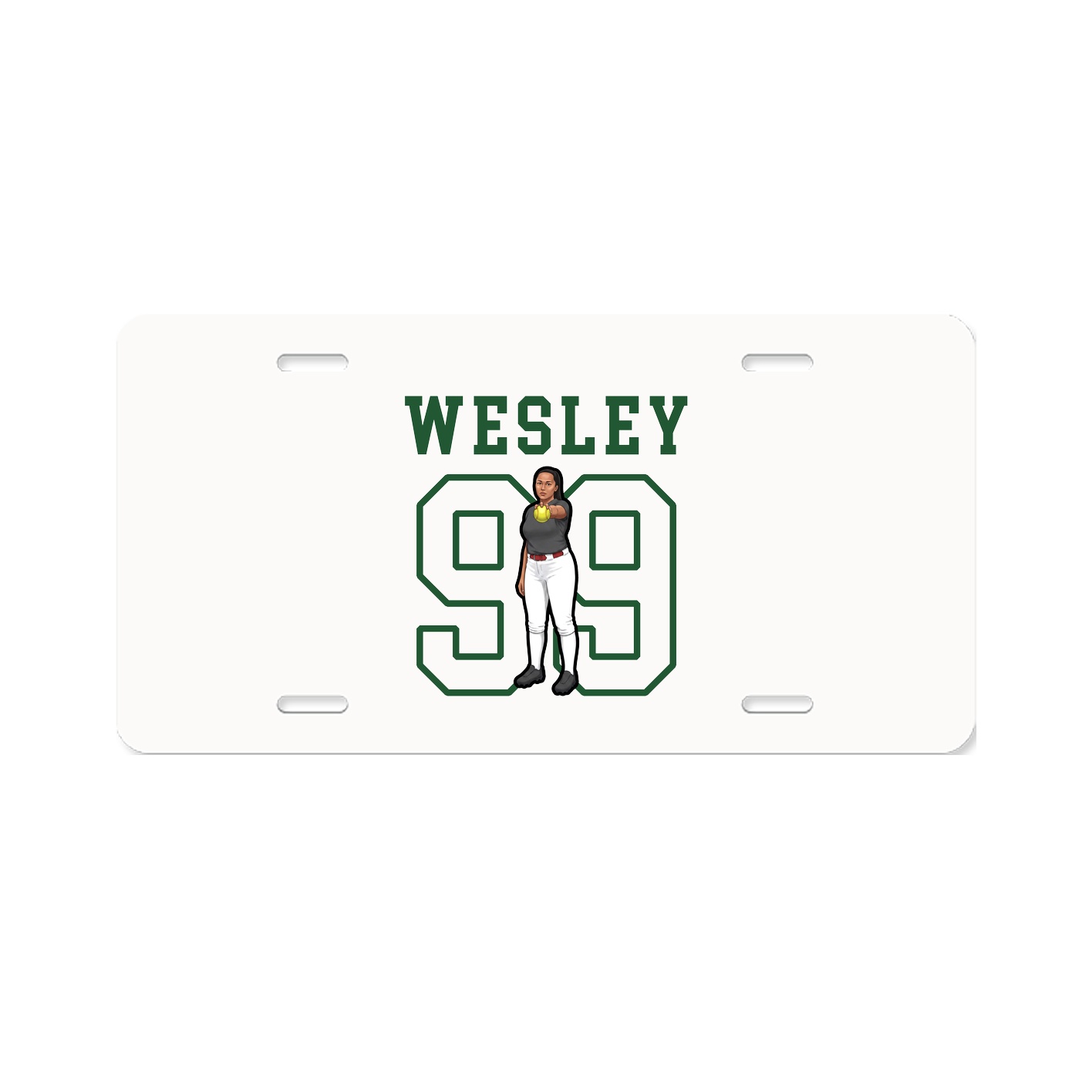 License Plate — Shirsey in Classic