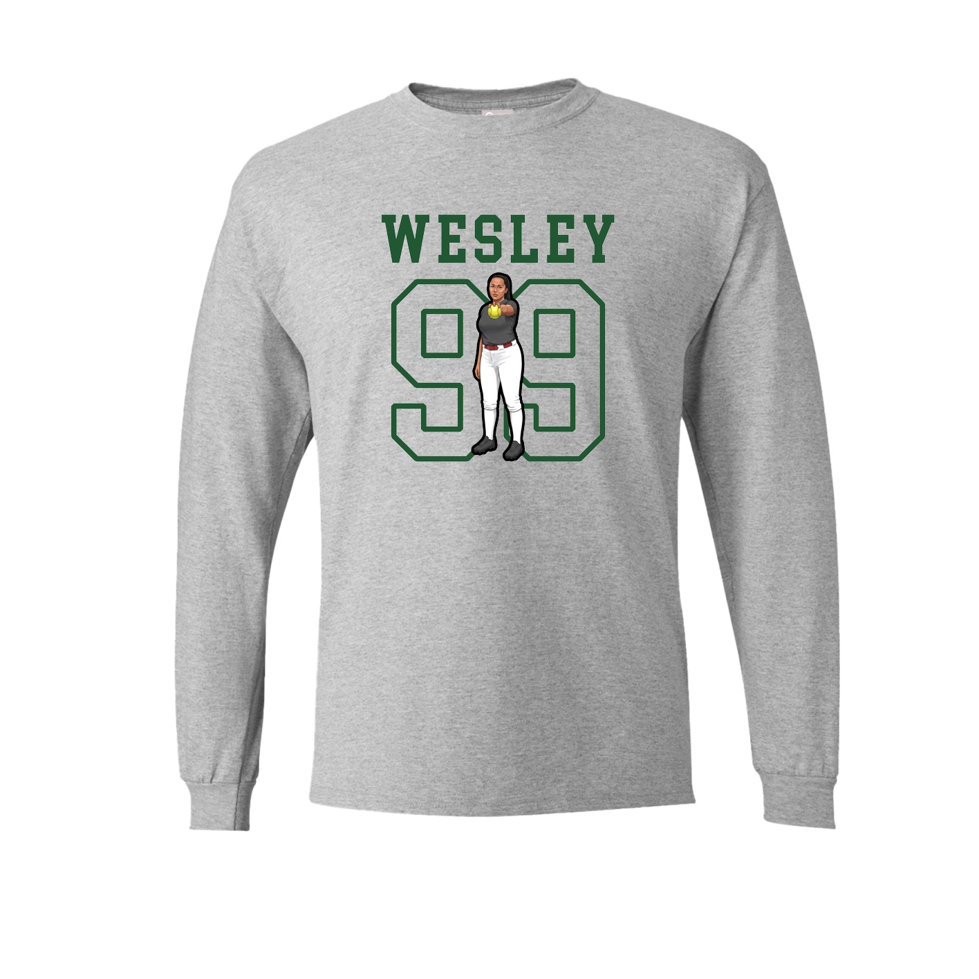 Long Sleeve Tee — Shirsey in Grey