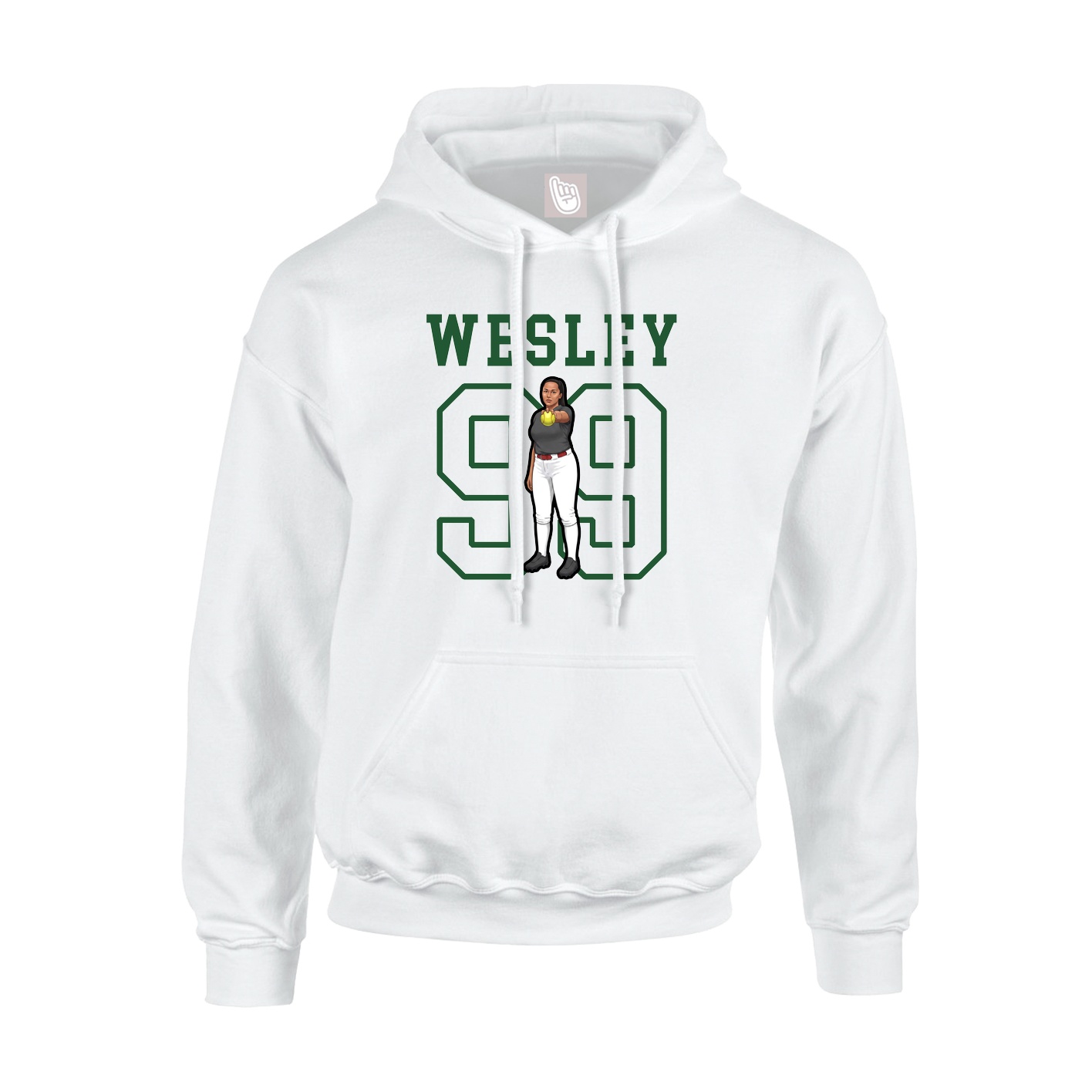 Youth Hoodie — Shirsey in White