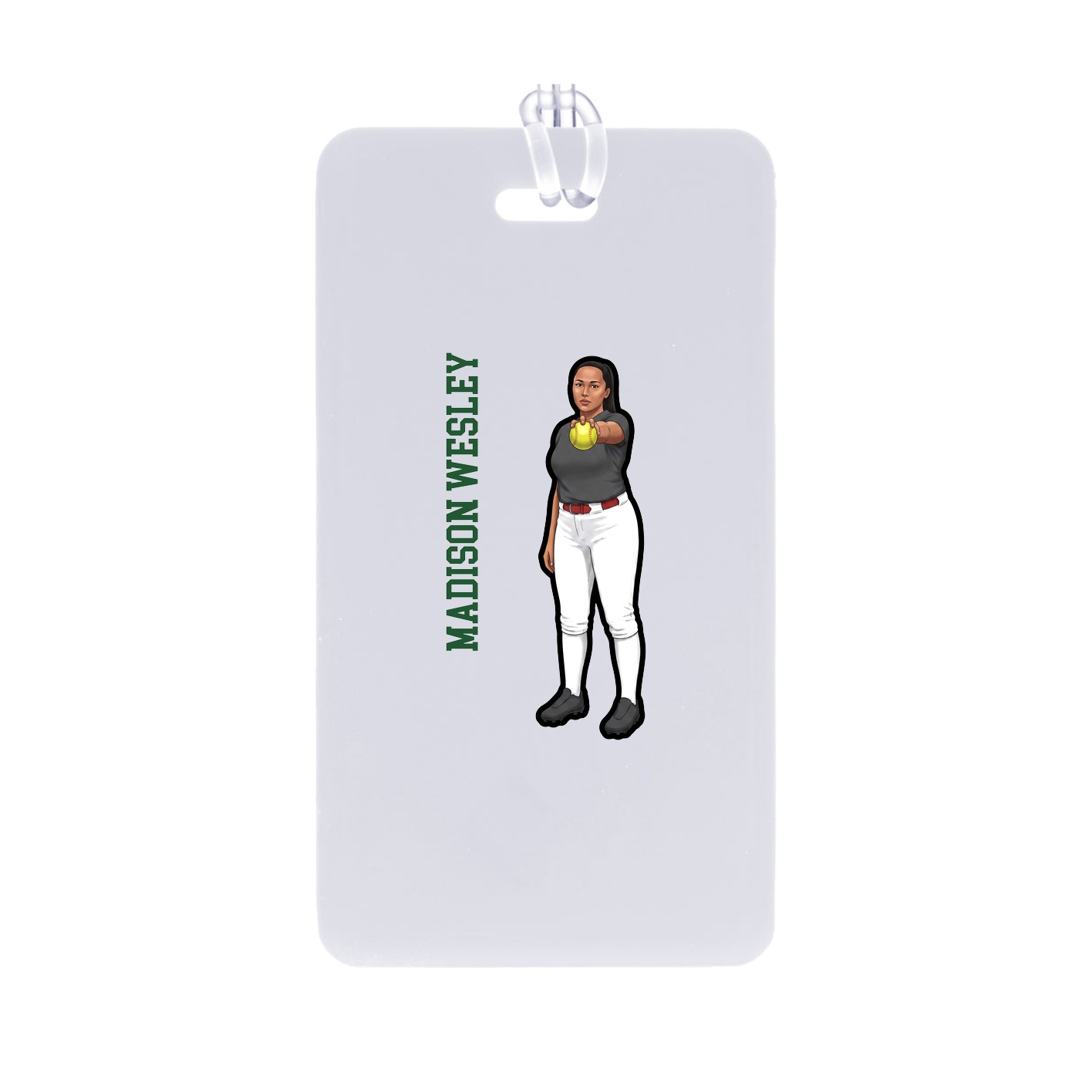 Bag Tag — Name Vertical in Classic