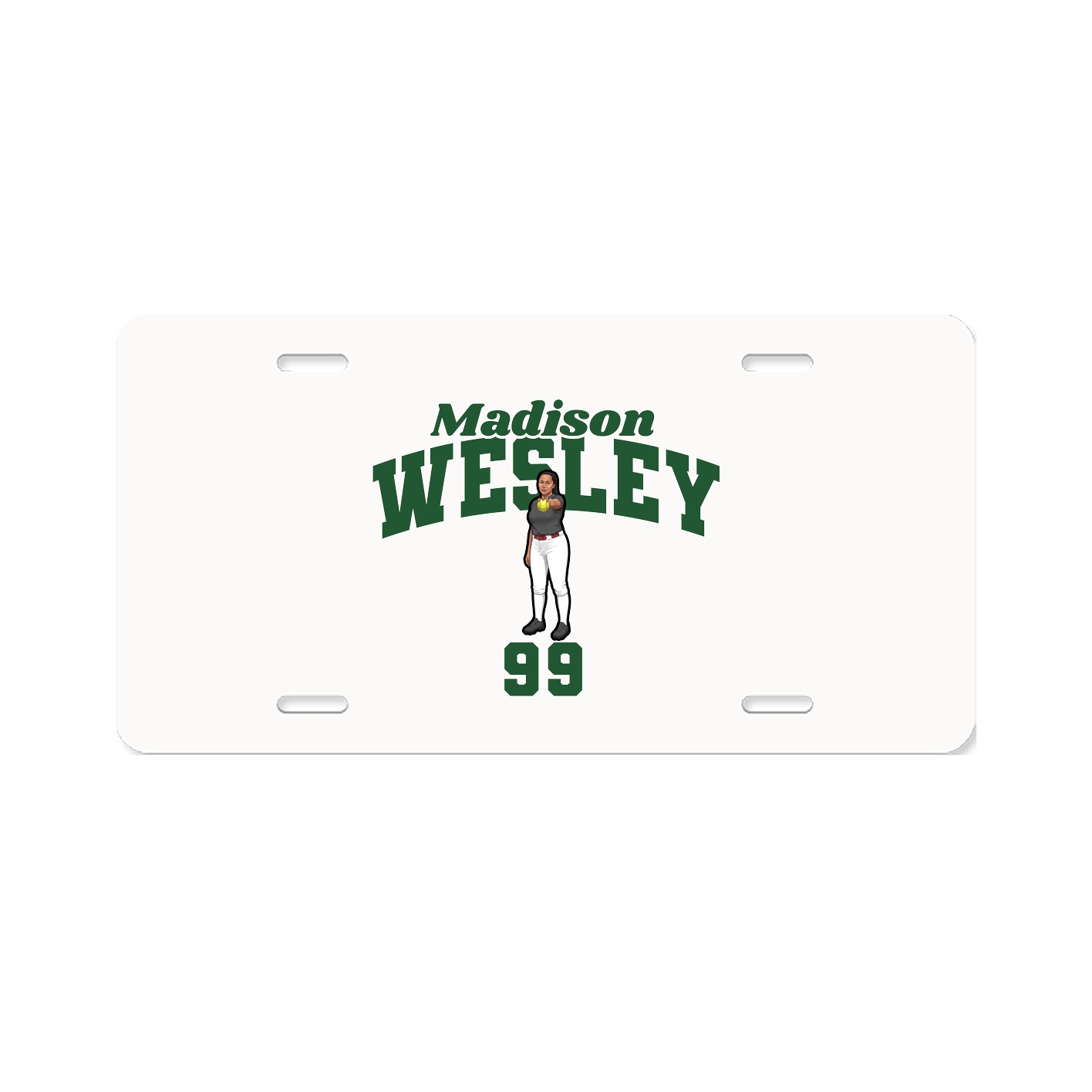 License Plate — Signature Arch in Classic