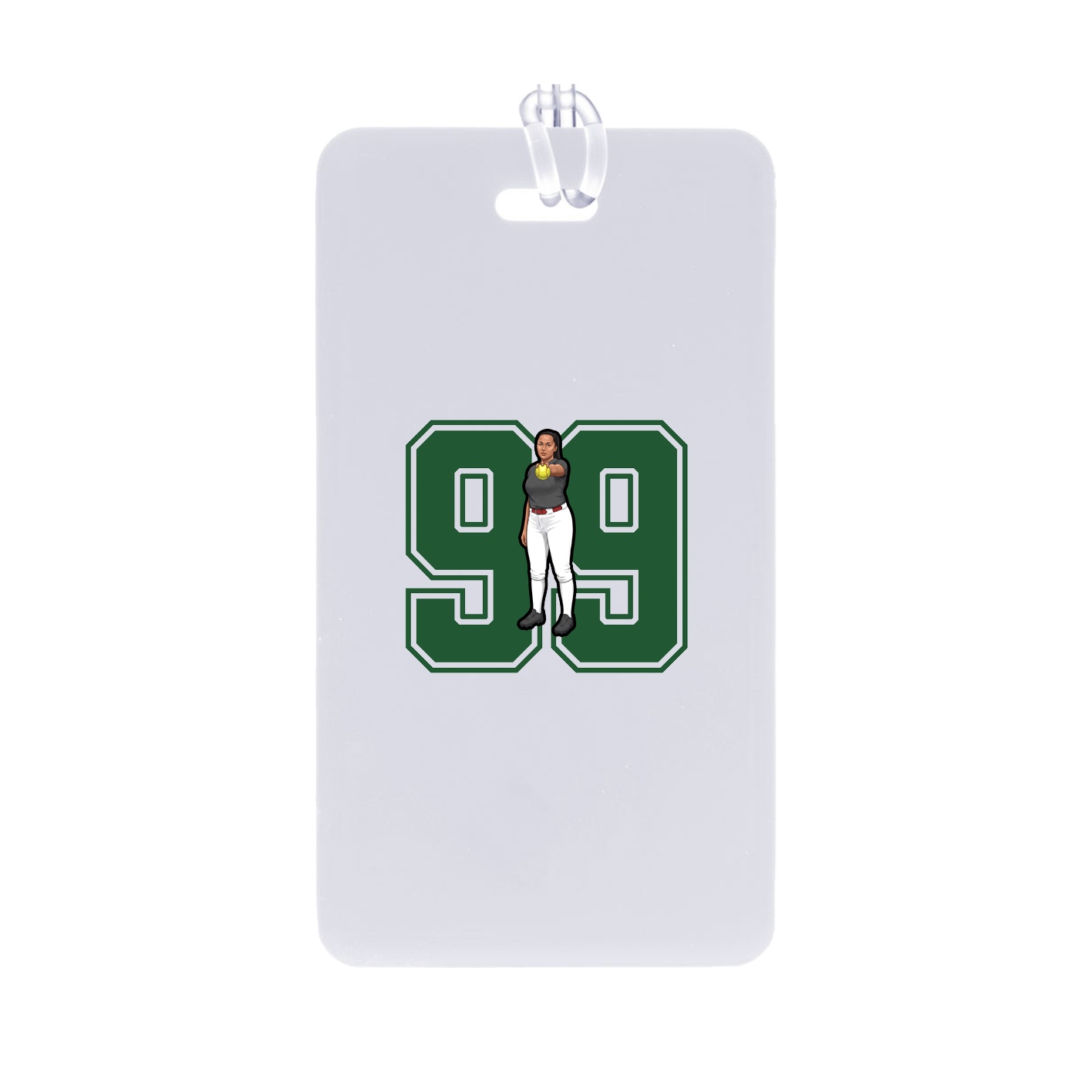 Bag Tag — Number in Classic