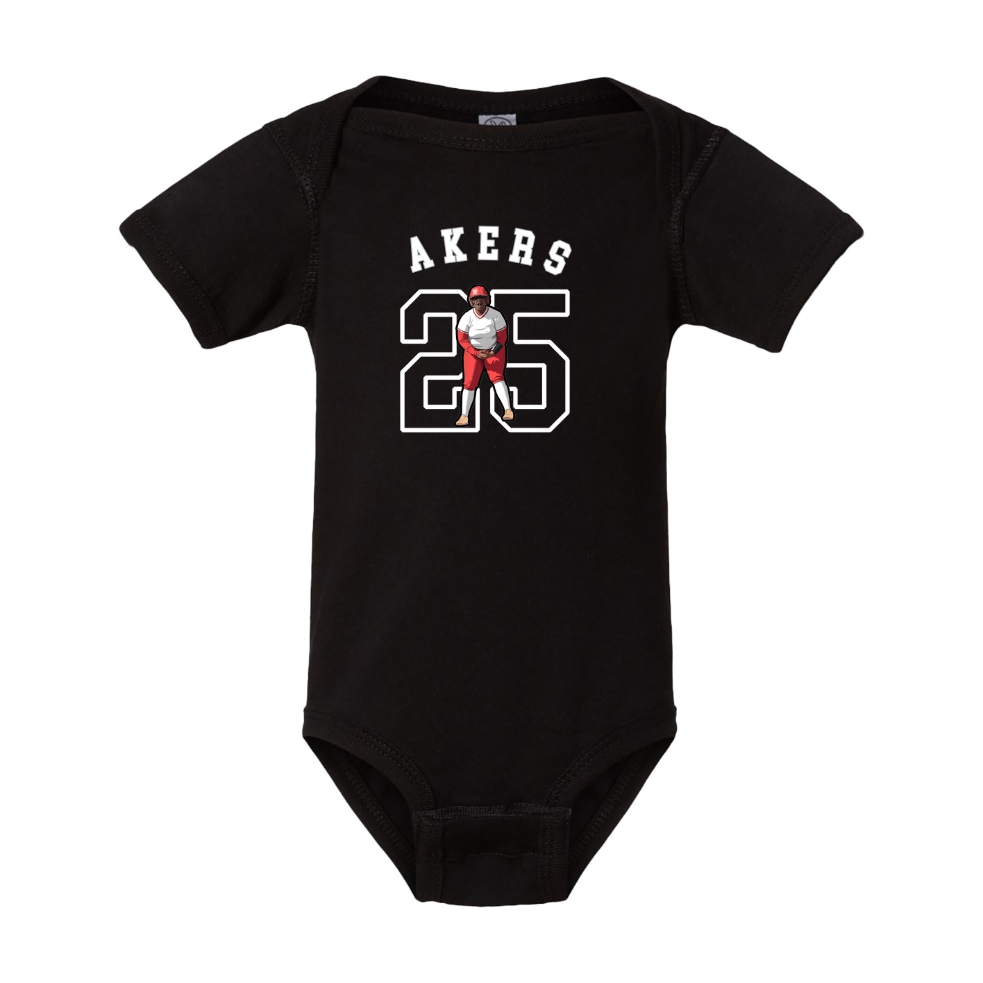 Baby Onesie — Shirsey Arch in Black