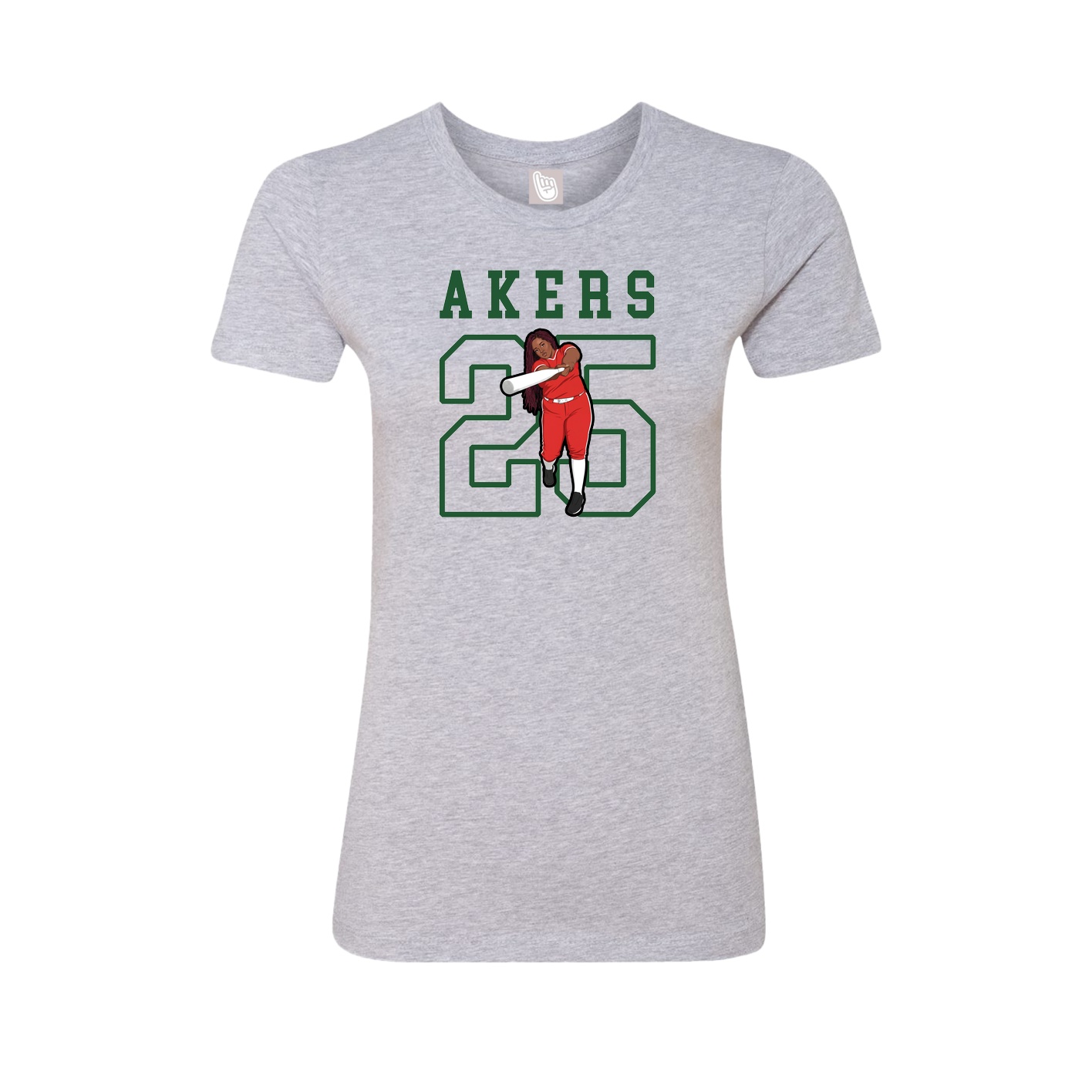 Fitted Women's Tee — Shirsey in Grey